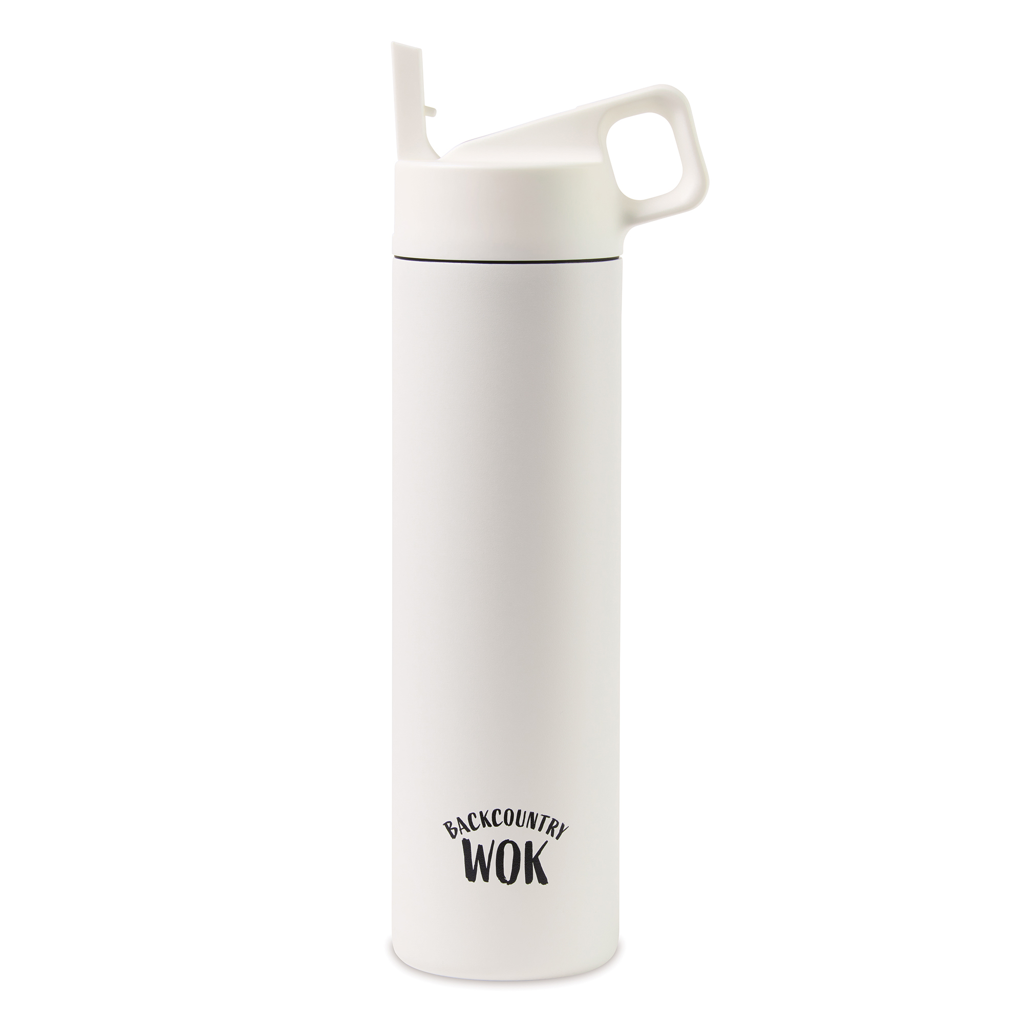 Picture of MiiR Vacuum Insulated Wide Mouth Leakproof Straw Lid Bottle - 20 Oz. - White Powder