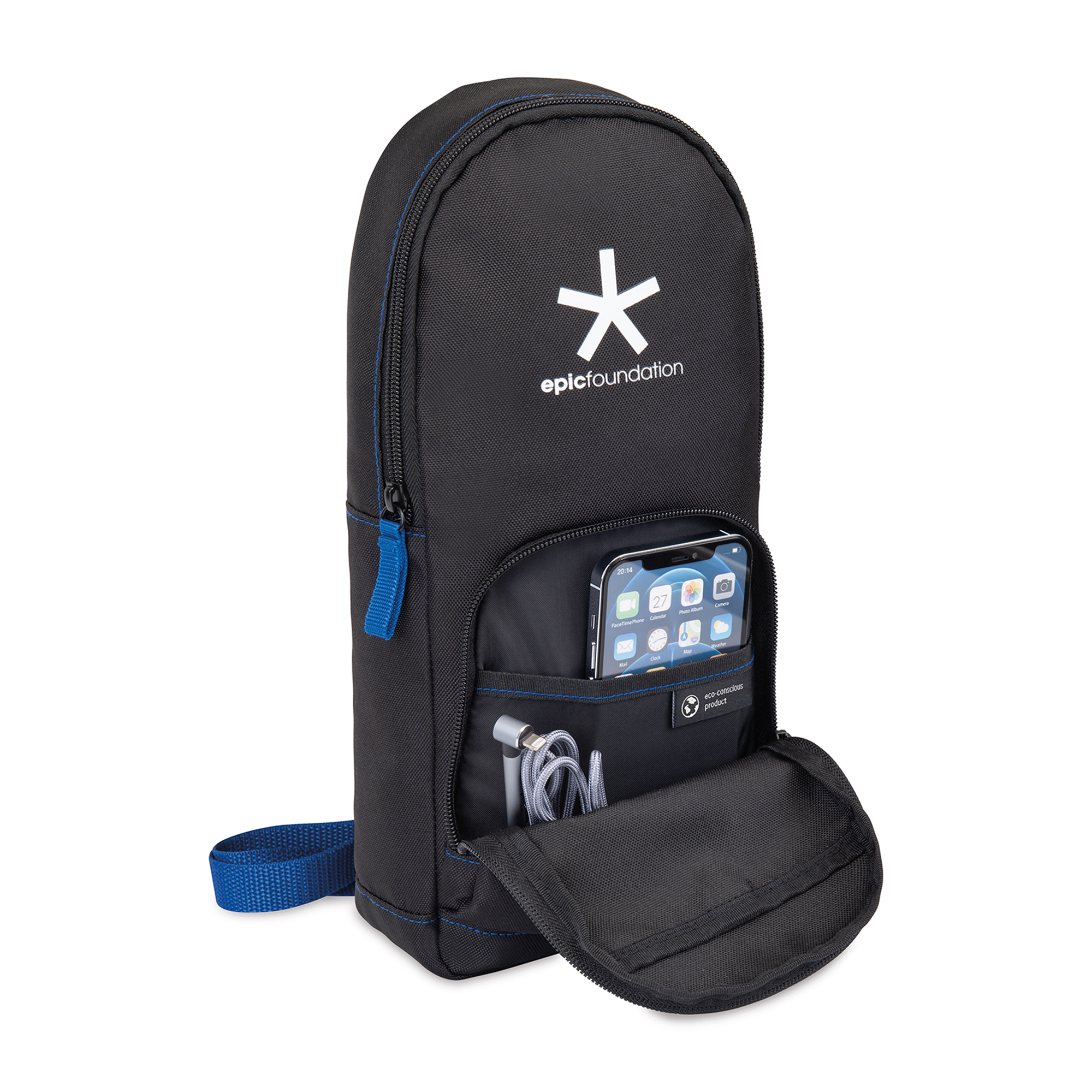 Picture of Repeat Recycled rPET Sling - Royal Blue