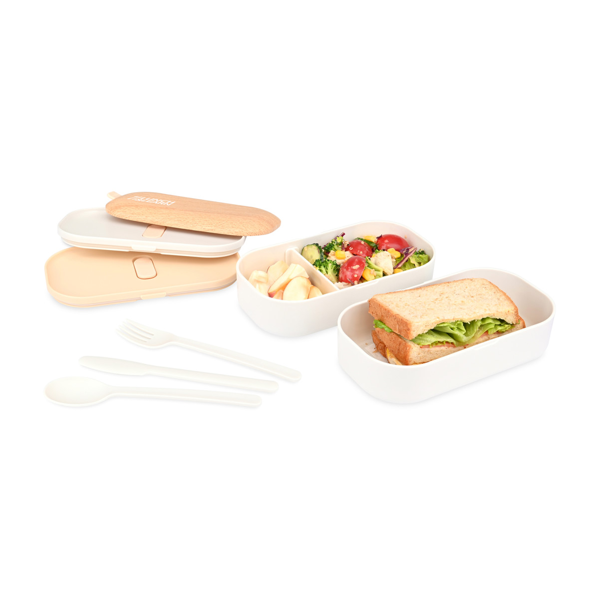 Picture of Osaka Bento Lunch Box - White