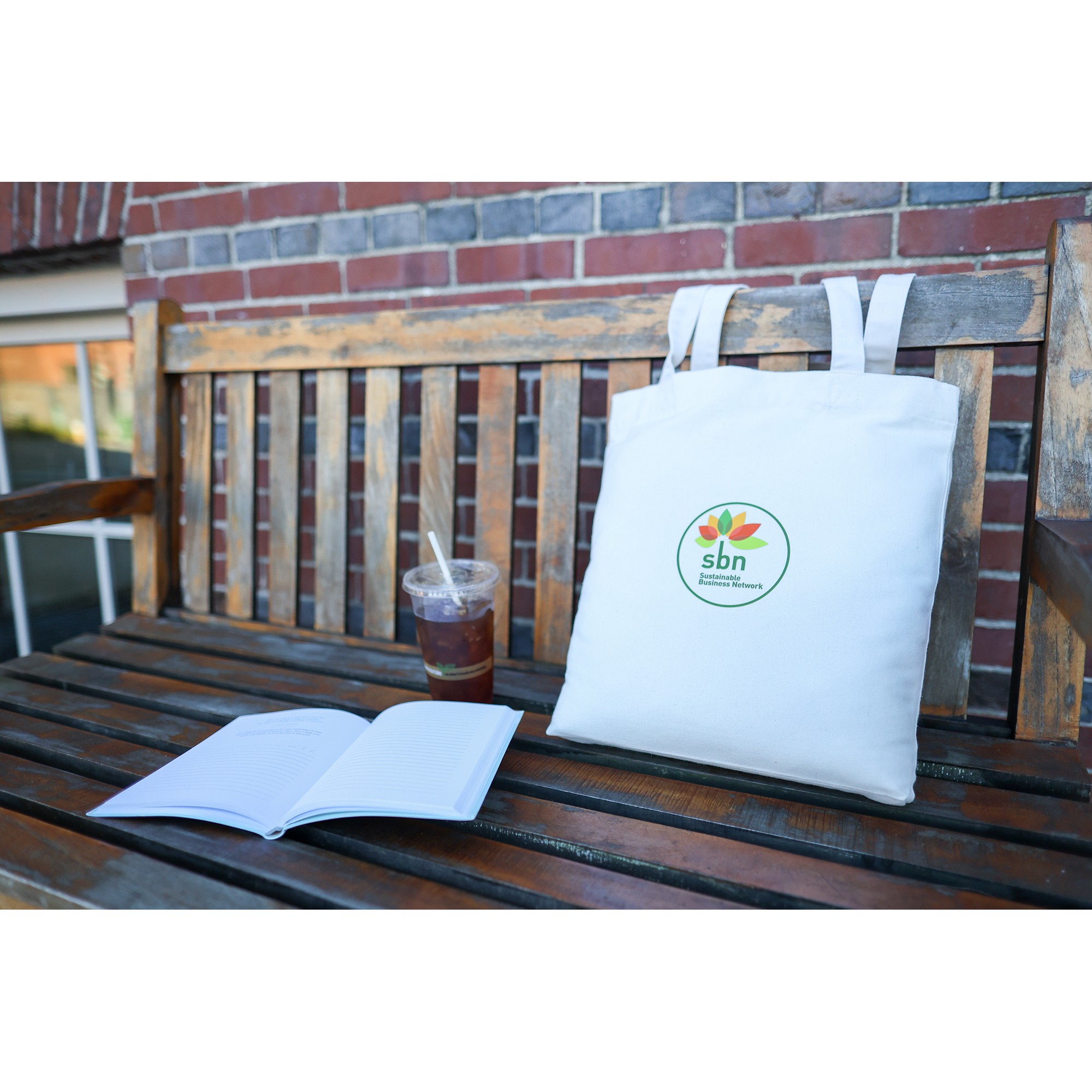 Picture of Recycled Cotton Gusset Bottom Tote - AWARE - Natural
