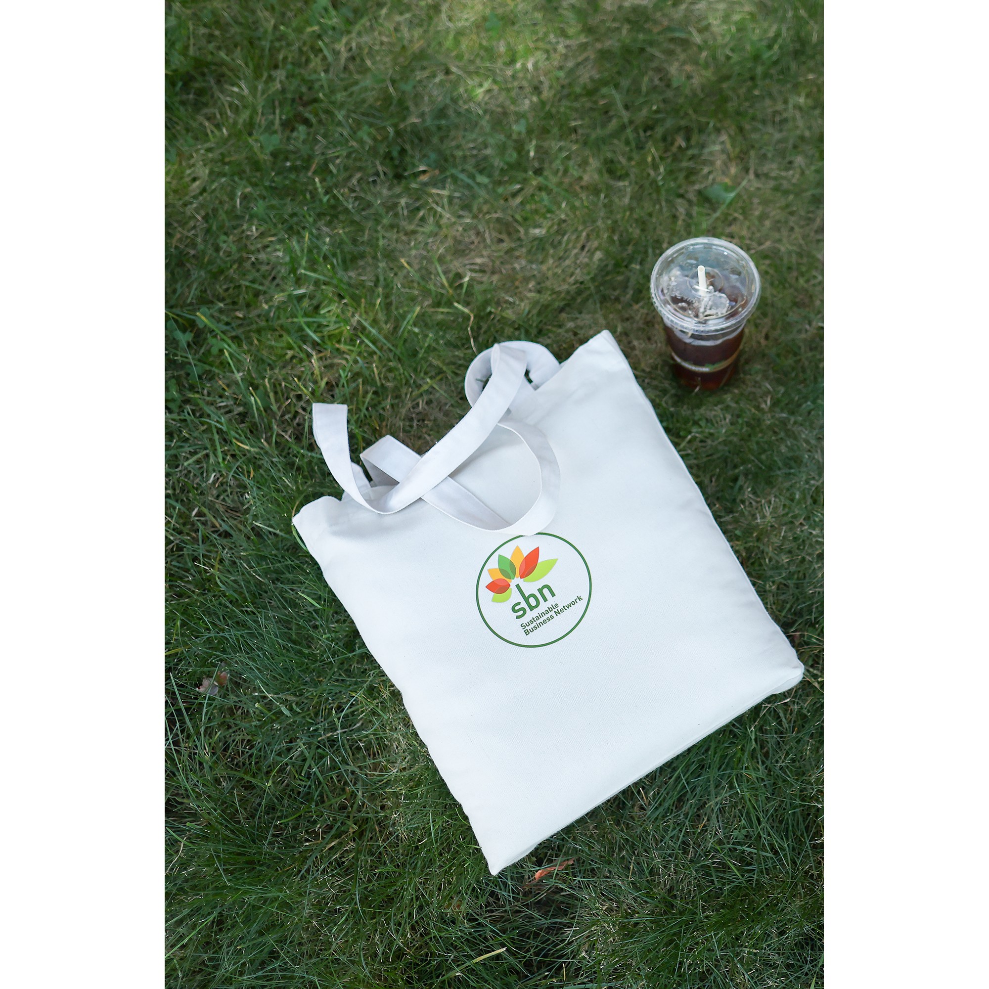 Picture of Recycled Cotton Gusset Bottom Tote - AWARE - Natural