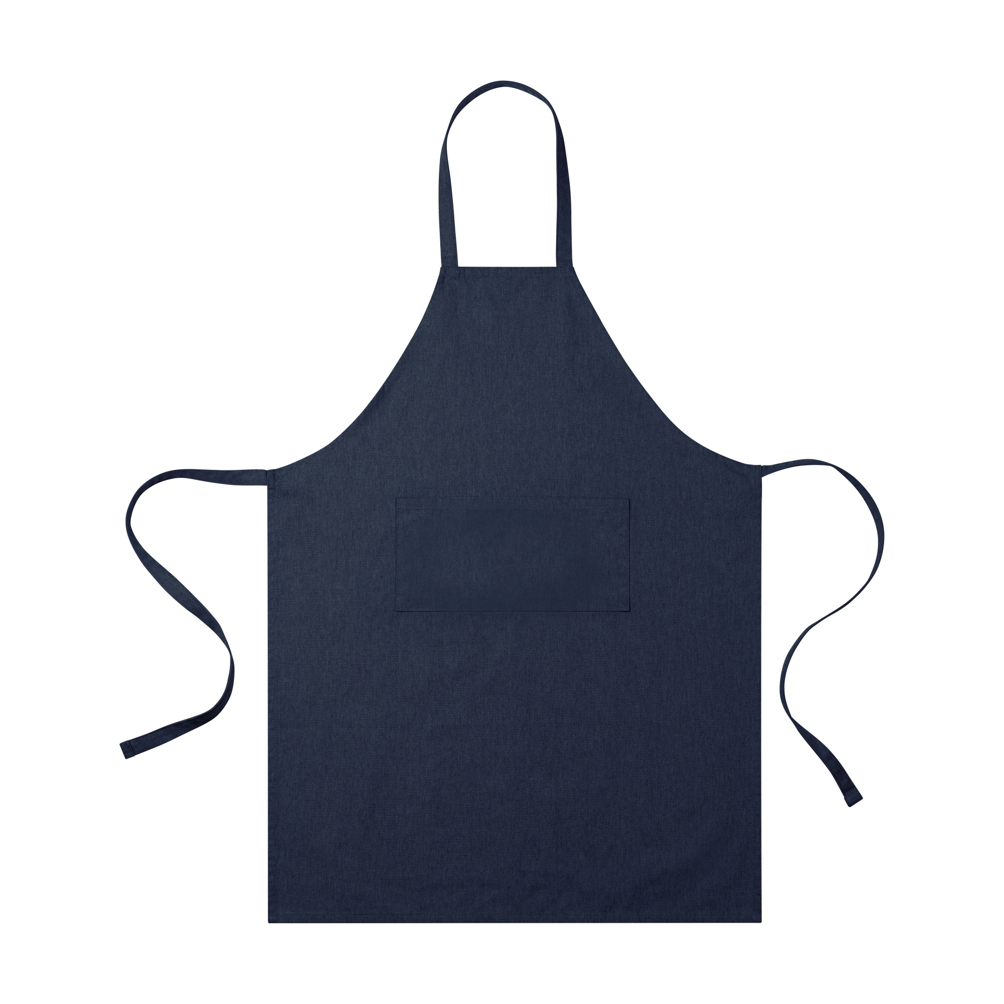 Picture of Recycled Cotton Bib Front Apron - AWARE - Indigo Denim
