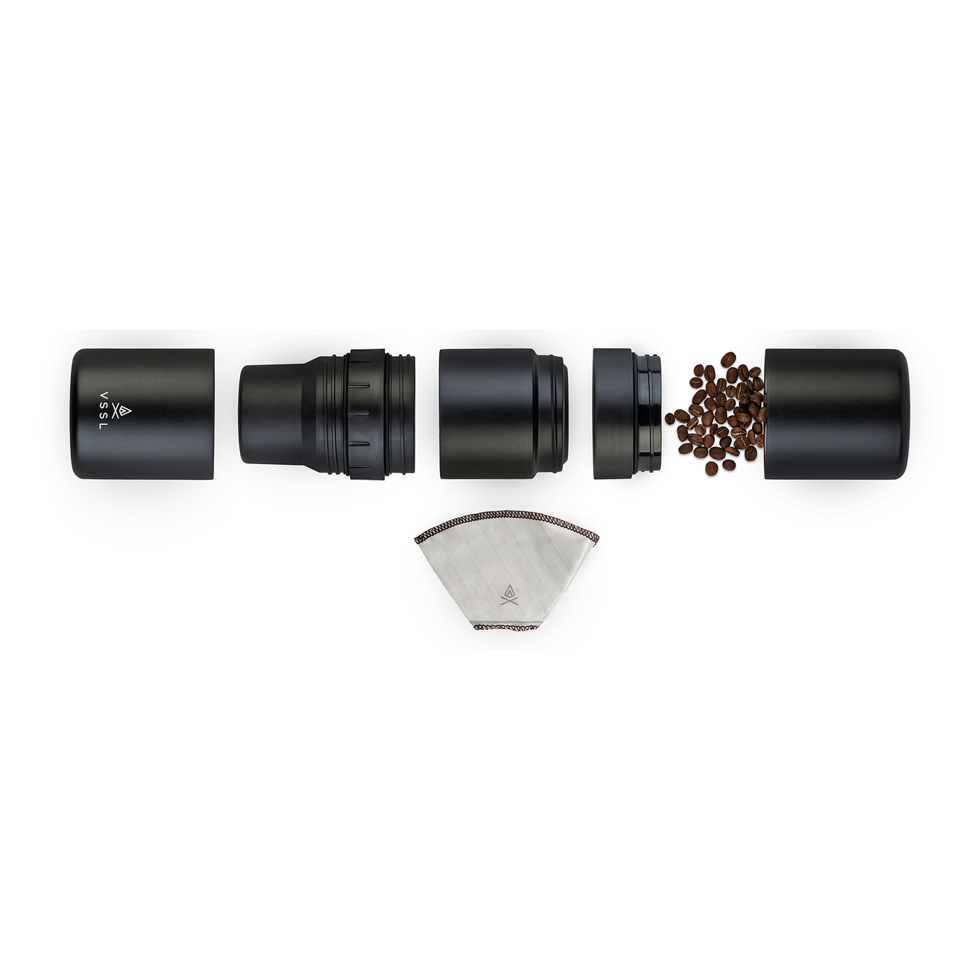 Picture of VSSL Nest Pour Over Coffee Kit - Black