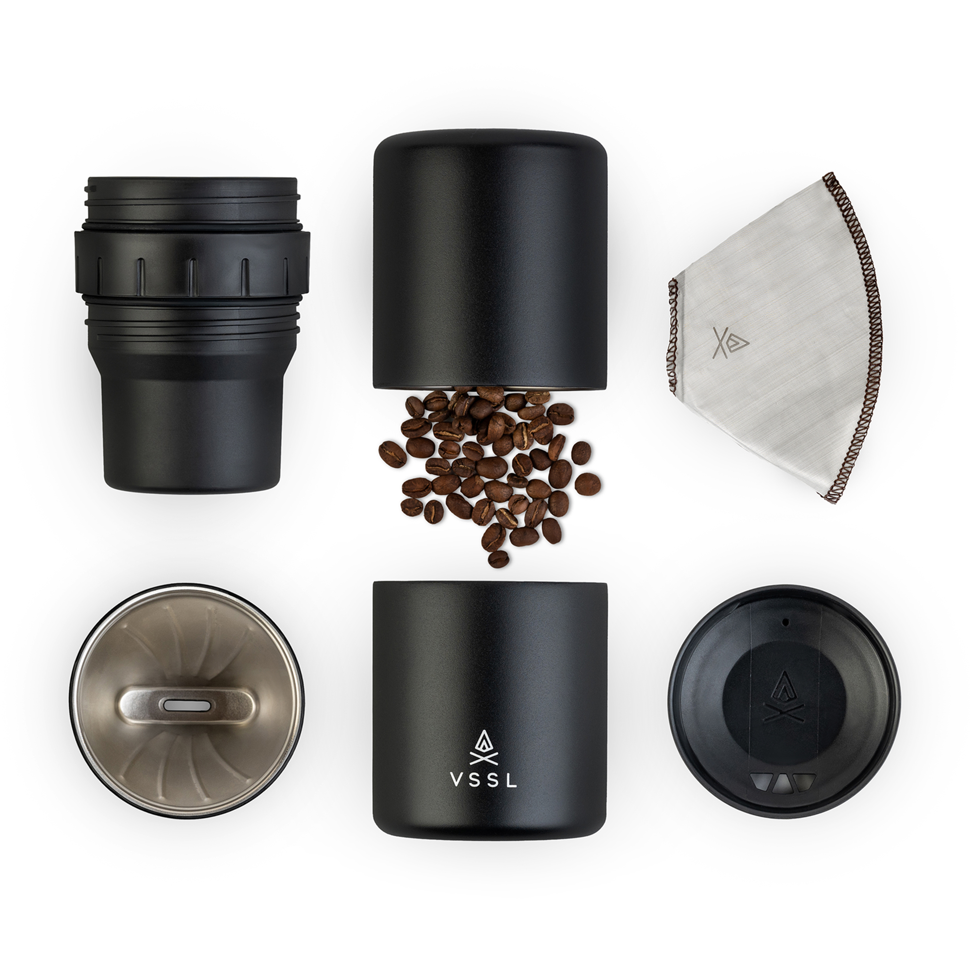 Picture of VSSL Nest Pour Over Coffee Kit - Black