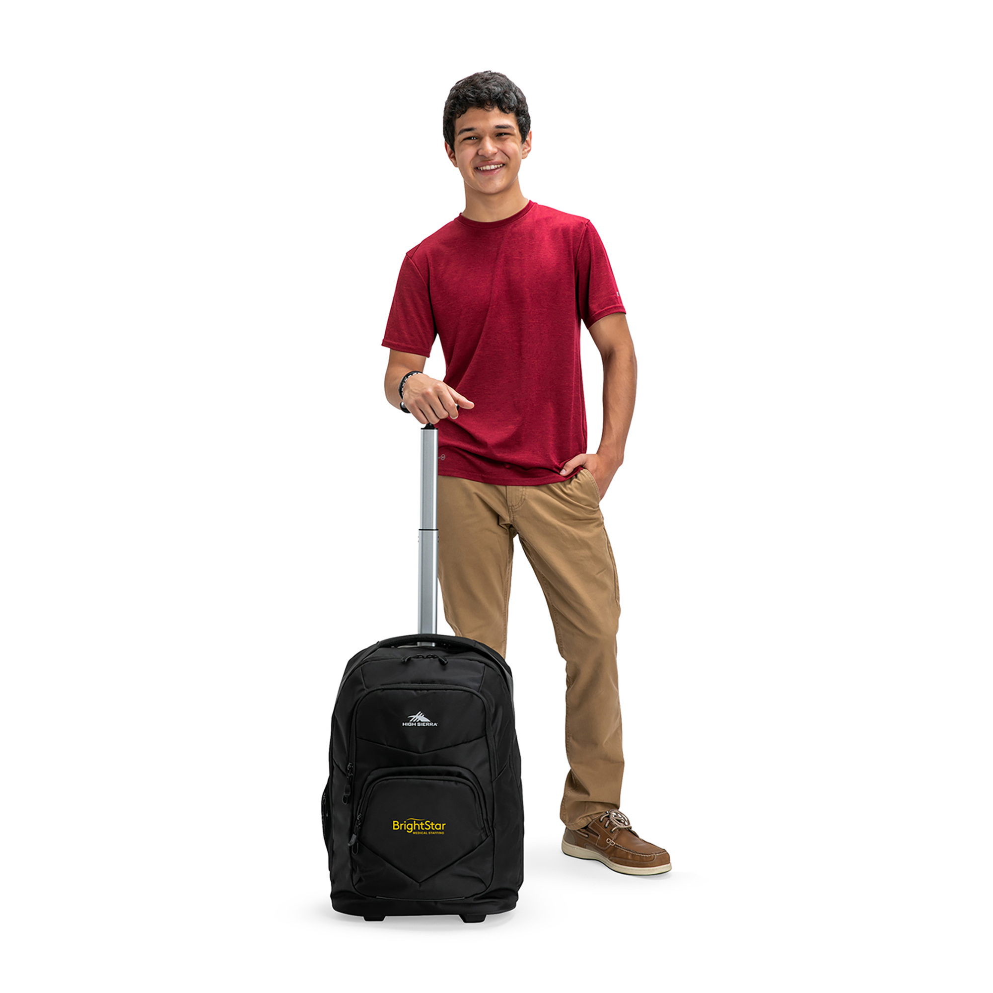 Picture of High Sierra Freewheel Pro Wheeled Backpack - Black
