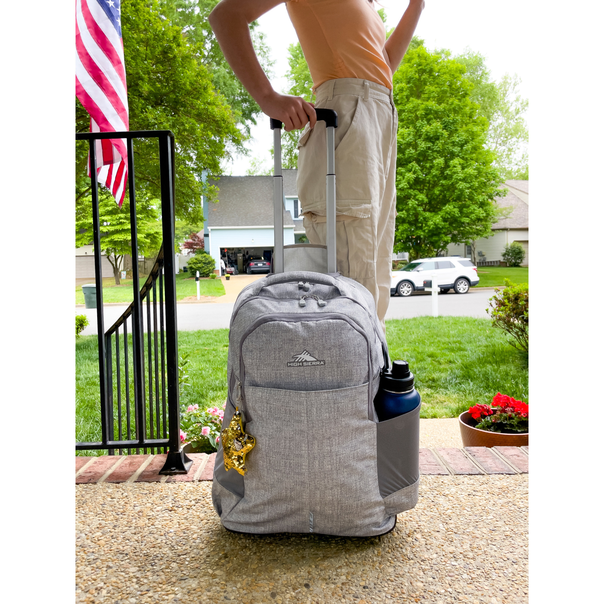 Picture of High Sierra Freewheel Pro Wheeled Backpack - Black