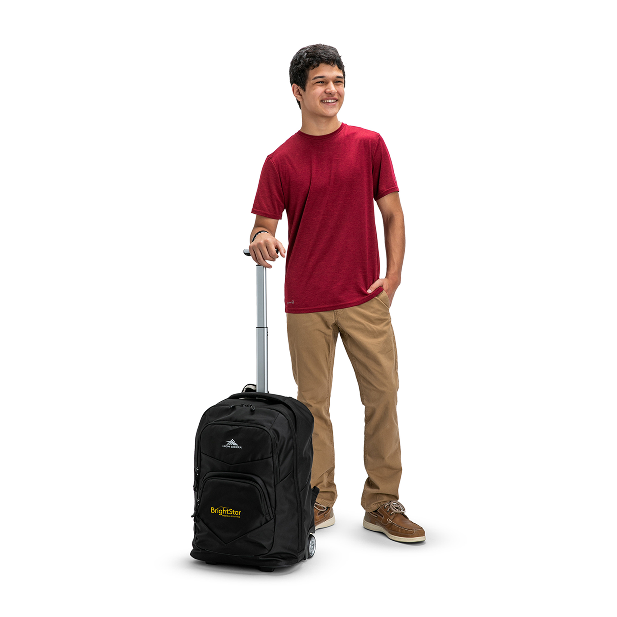 Picture of High Sierra Freewheel Pro Wheeled Backpack - Black