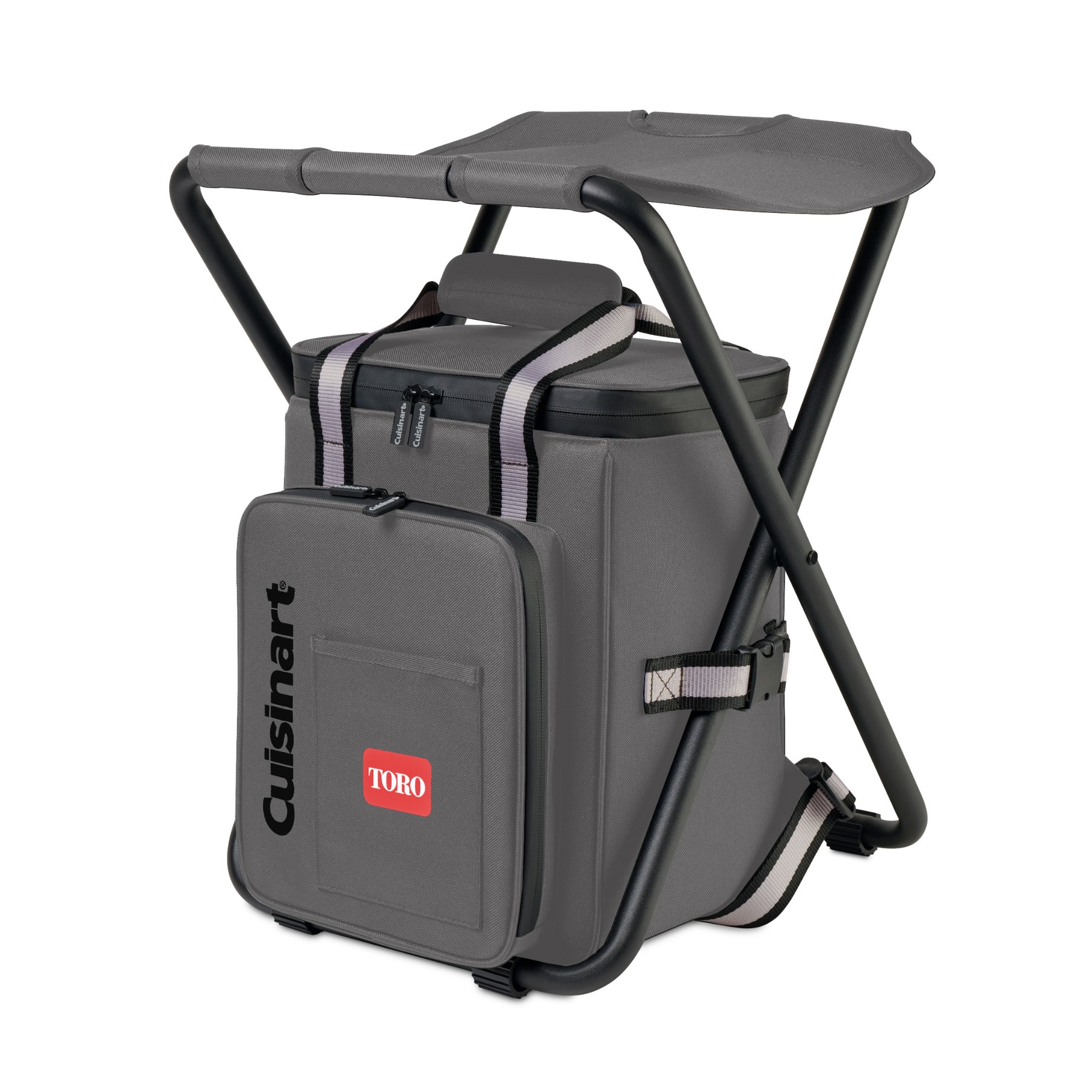Picture of Cuisinart Outdoors Folding Chair Backpack Cooler - Medium Grey