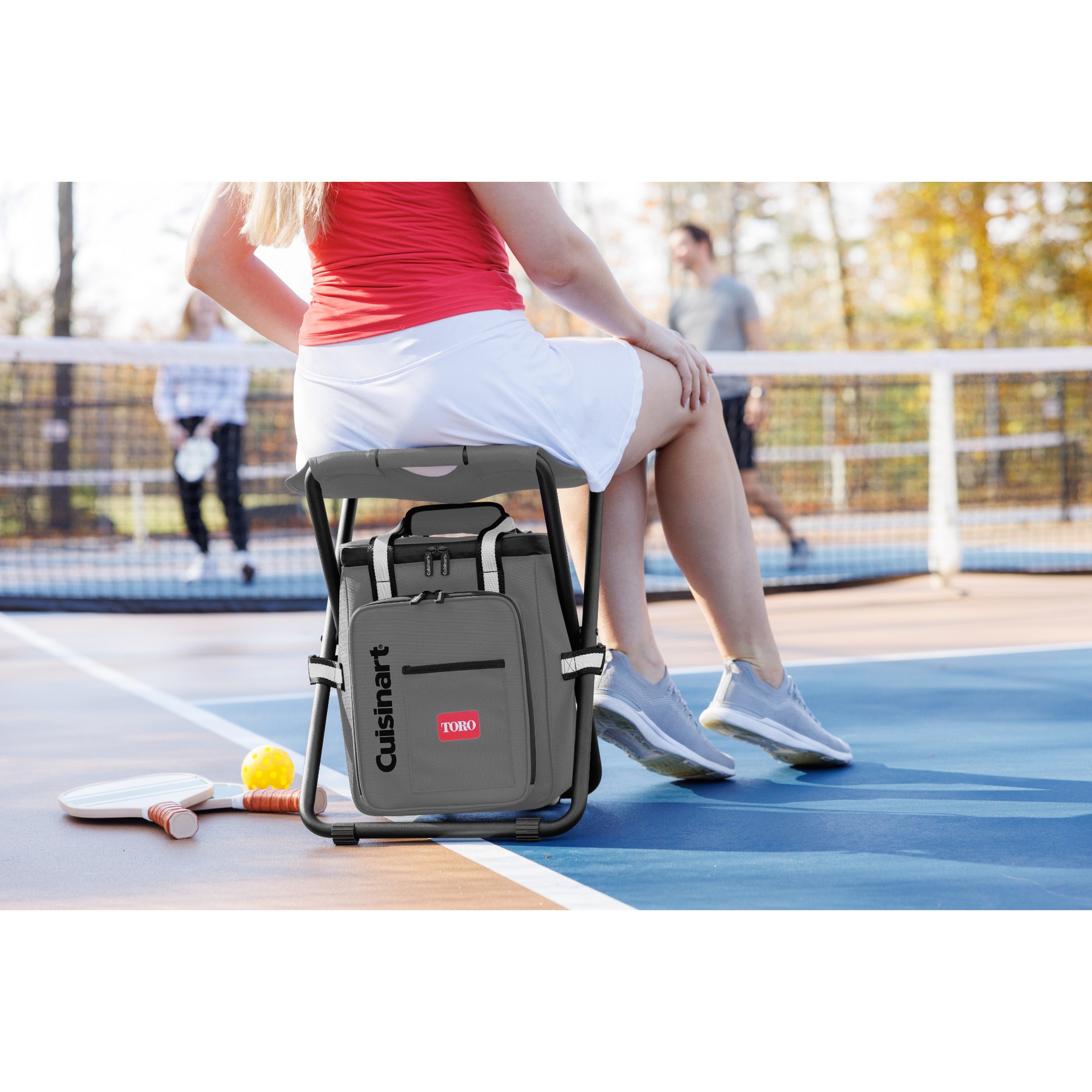 Picture of Cuisinart Outdoors Folding Chair Backpack Cooler - Medium Grey