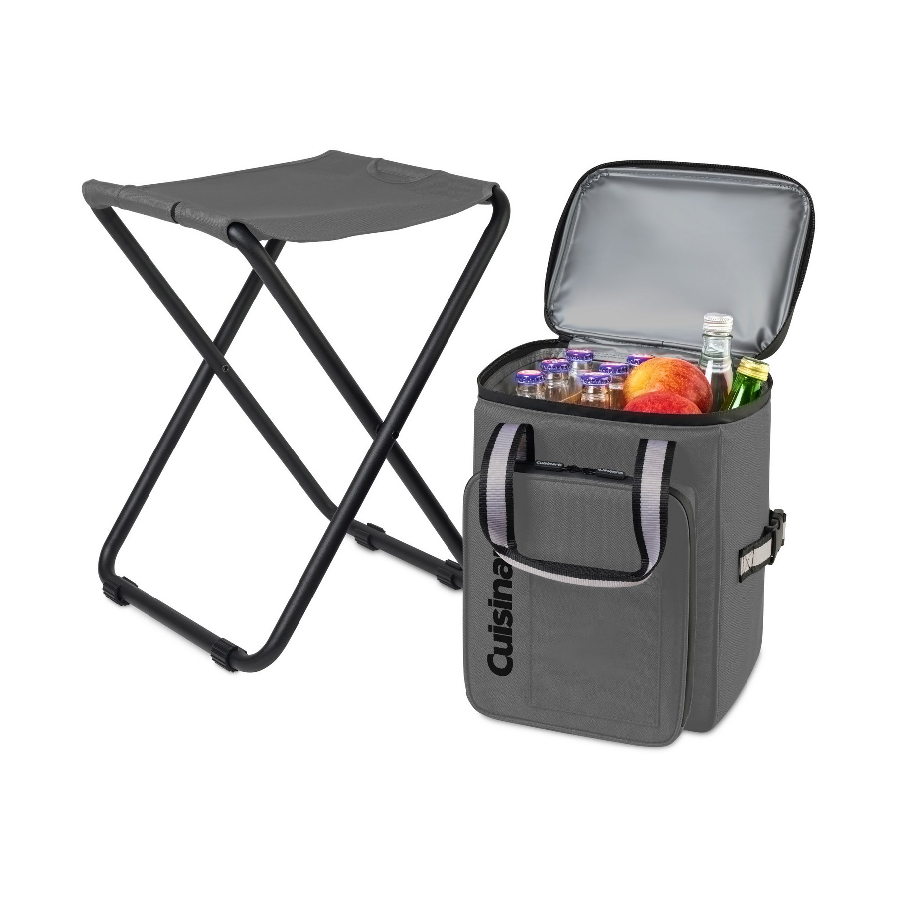 Picture of Cuisinart Outdoors Folding Chair Backpack Cooler - Medium Grey