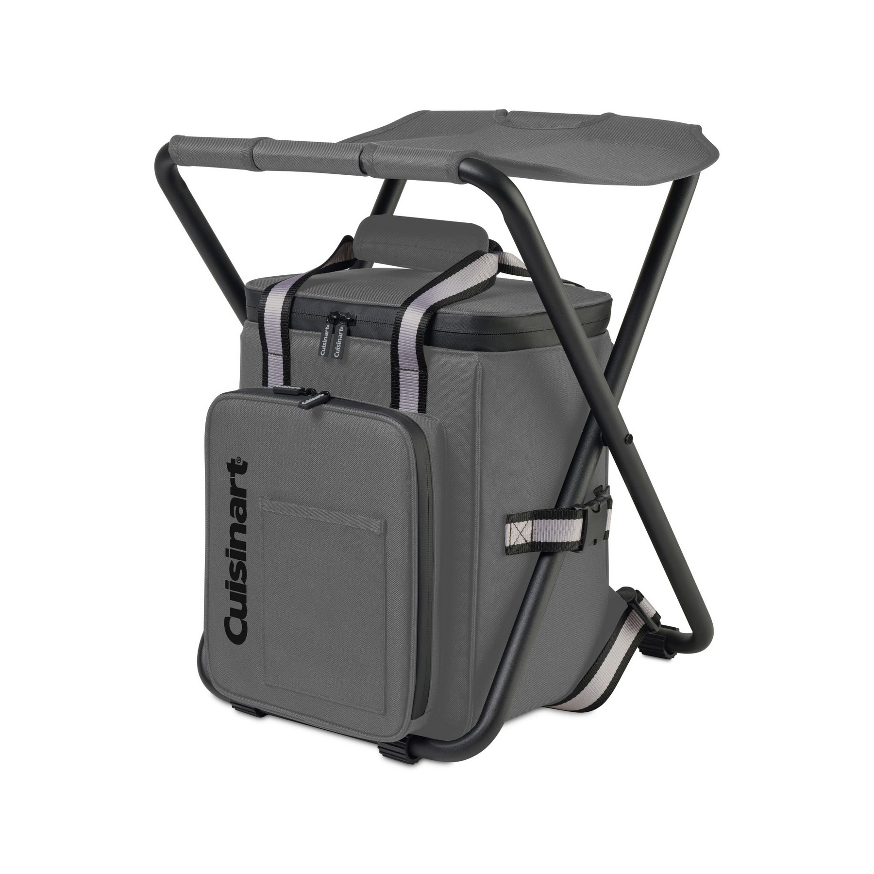 Picture of Cuisinart Outdoors Folding Chair Backpack Cooler - Medium Grey