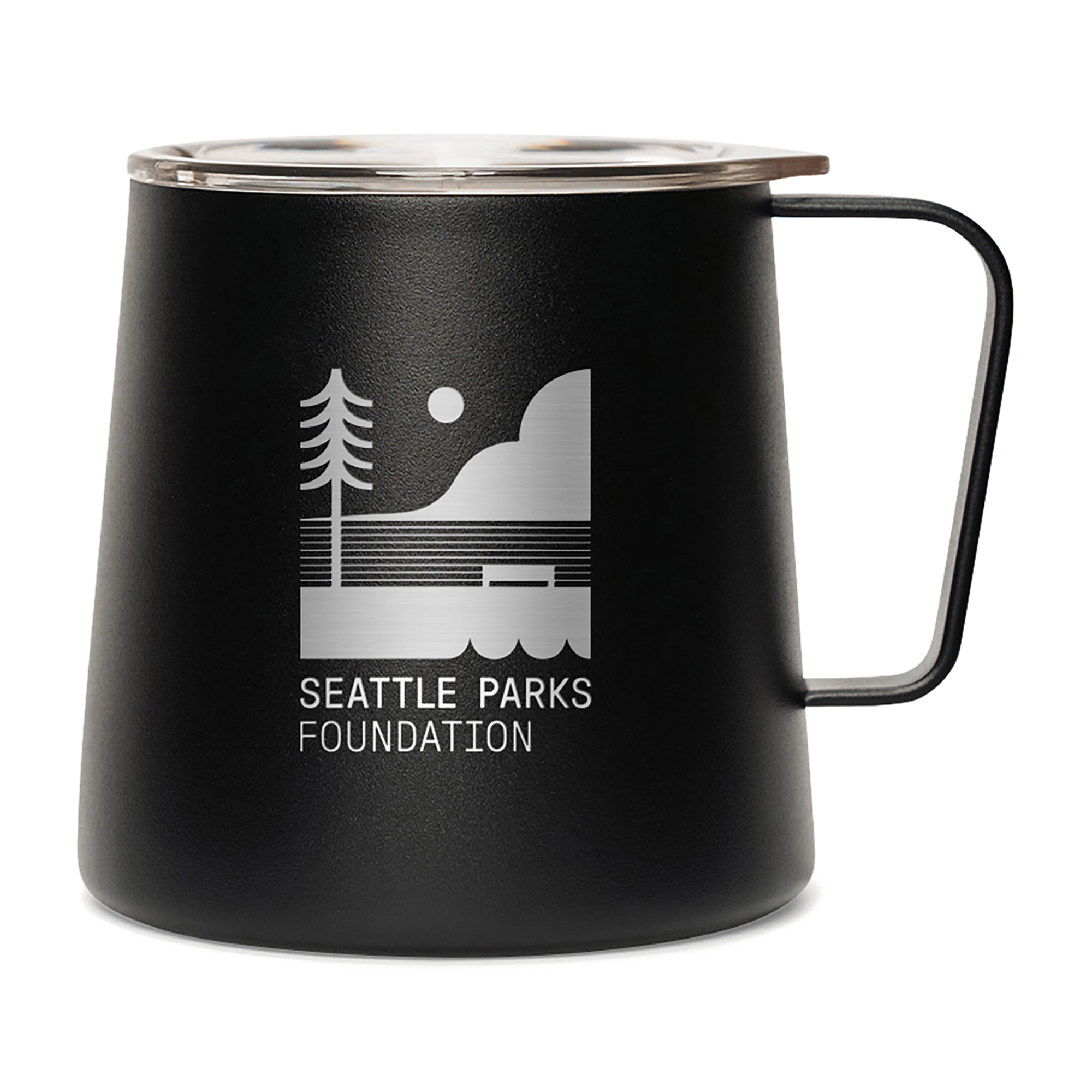 Picture of MiiR Grounded Camp Cup - 12 Oz. - Black Powder