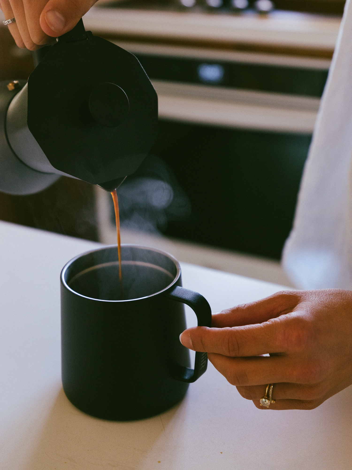 Picture of MiiR Grounded Camp Cup - 12 Oz. - Black Powder
