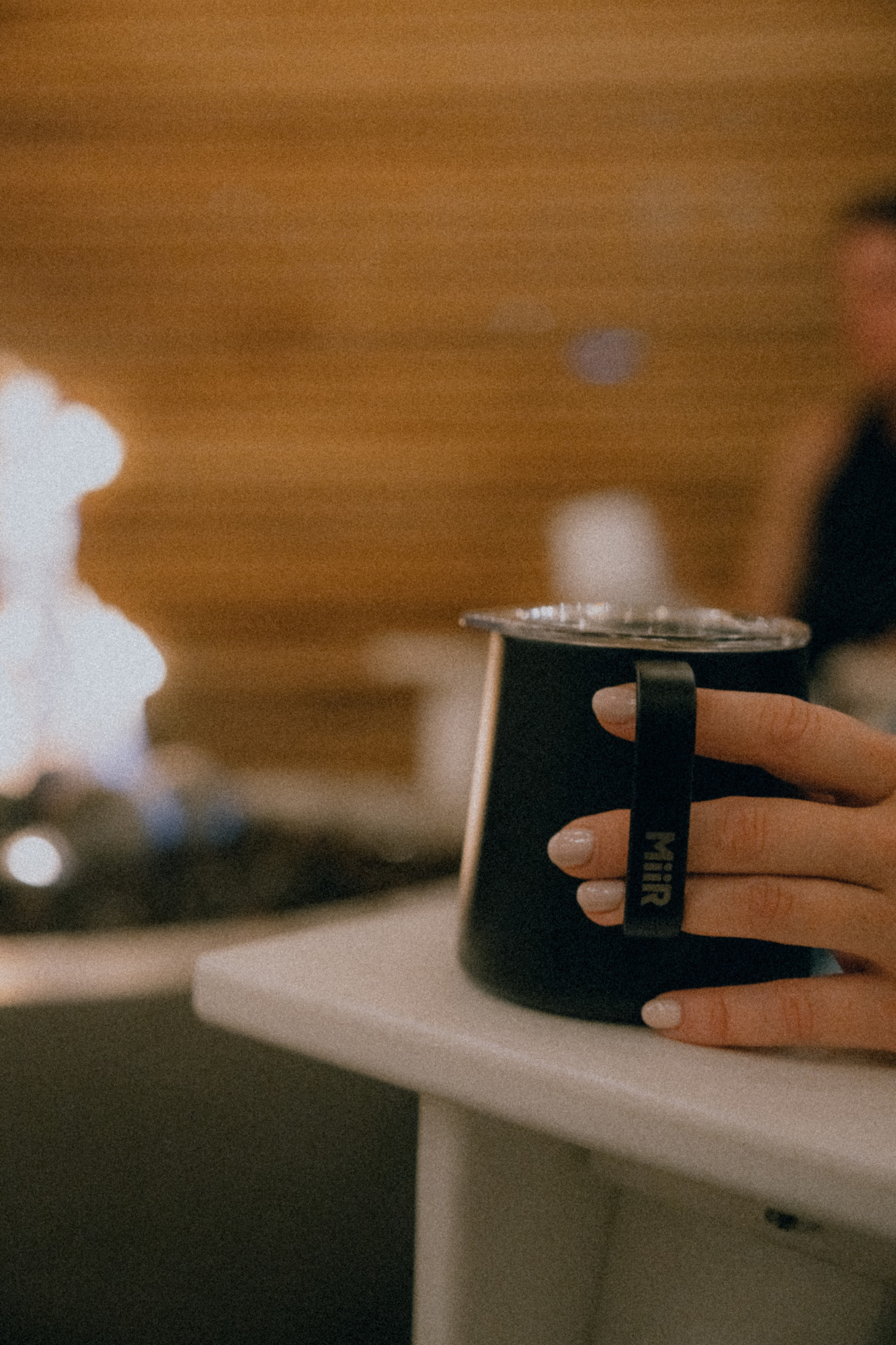 Picture of MiiR Grounded Camp Cup - 12 Oz. - Black Powder