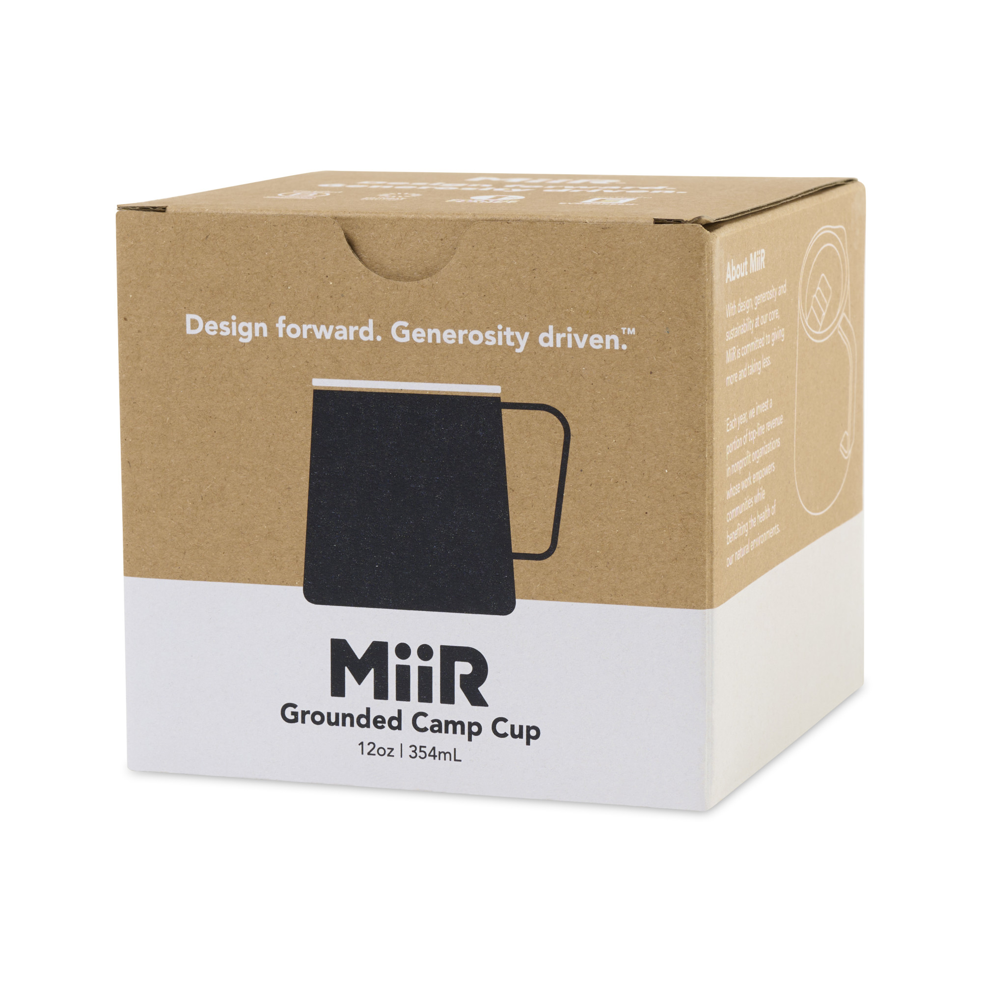 Picture of MiiR Grounded Camp Cup - 12 Oz. - Black Powder