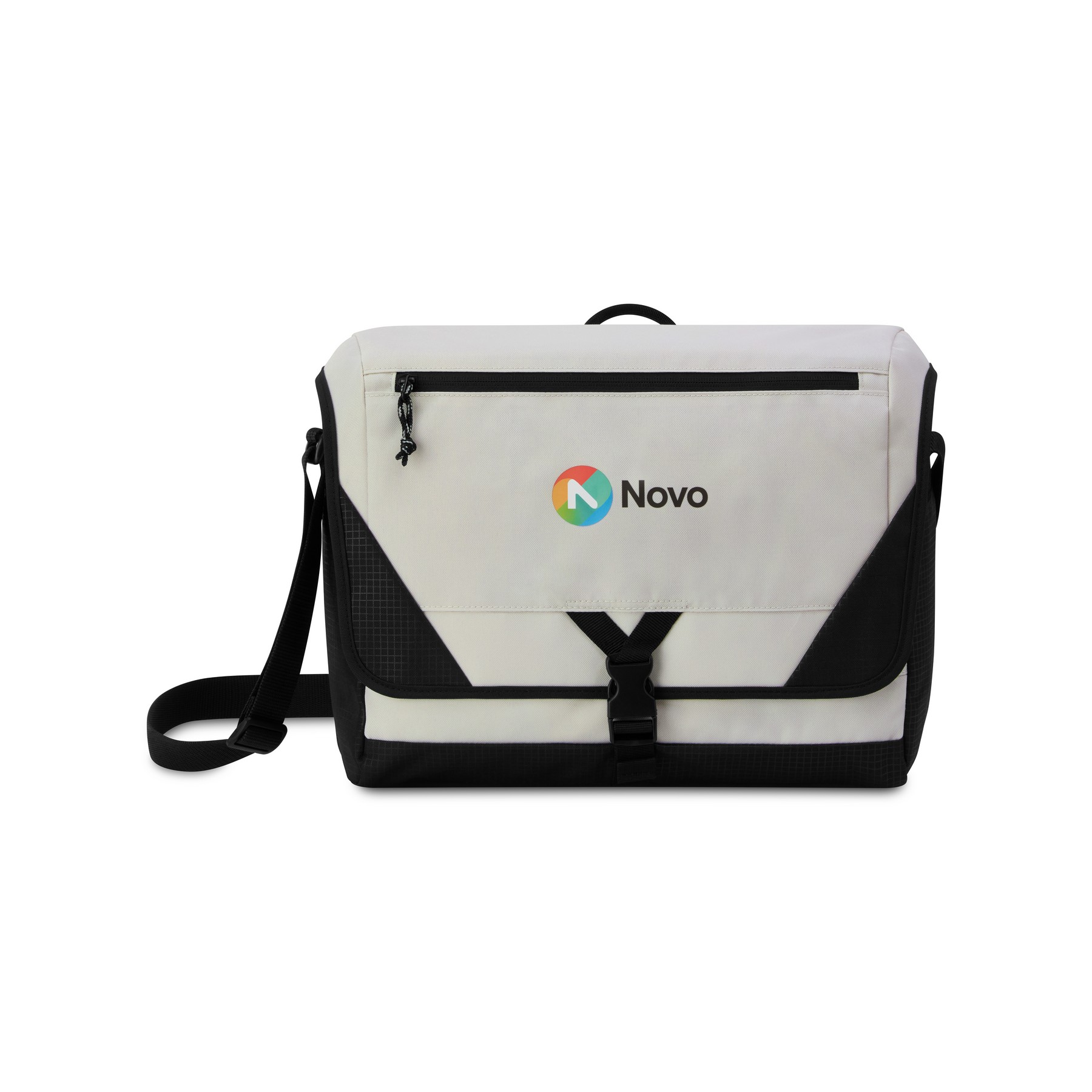 Picture of Peak Recycled rPET Laptop Messenger Bag - Quiet Grey