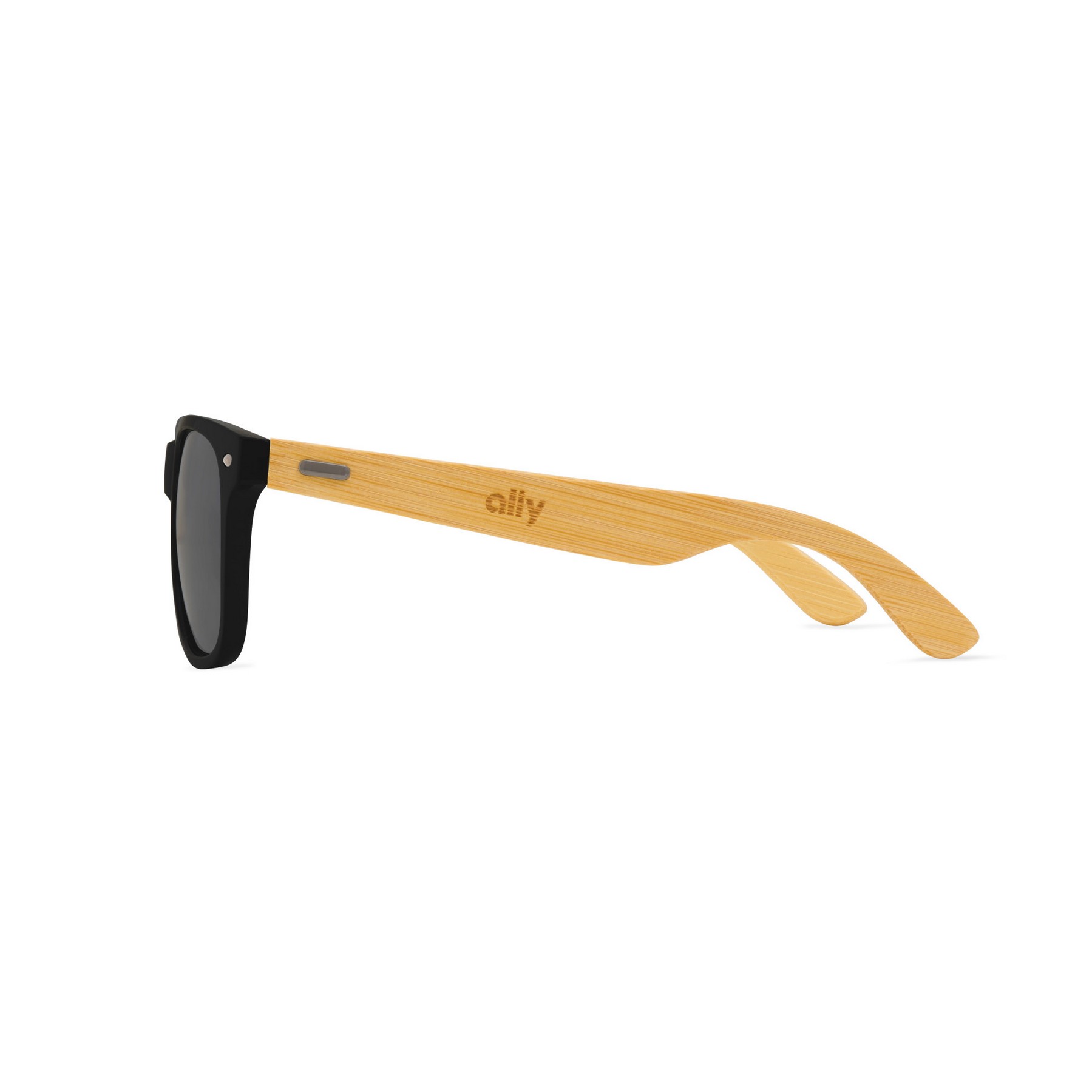 Picture of CapeShades Recycled Bamboo Sunglasses Black Frame - Black