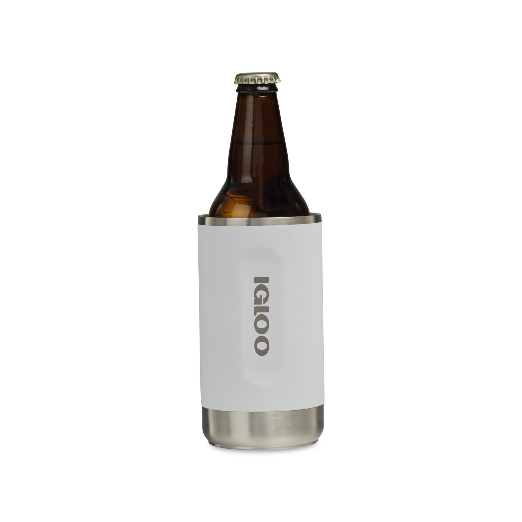 Picture of Igloo Recycled Stainless Steel Universal Coolmate - White