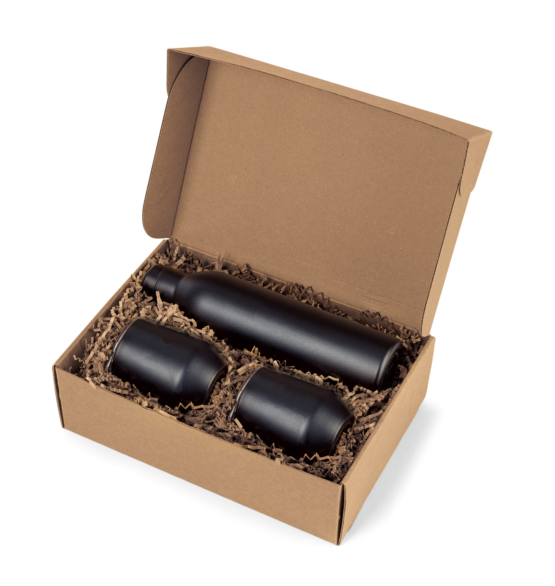 Picture of MiiR Wine Bottle & Tumbler Gift Set - Black Powder