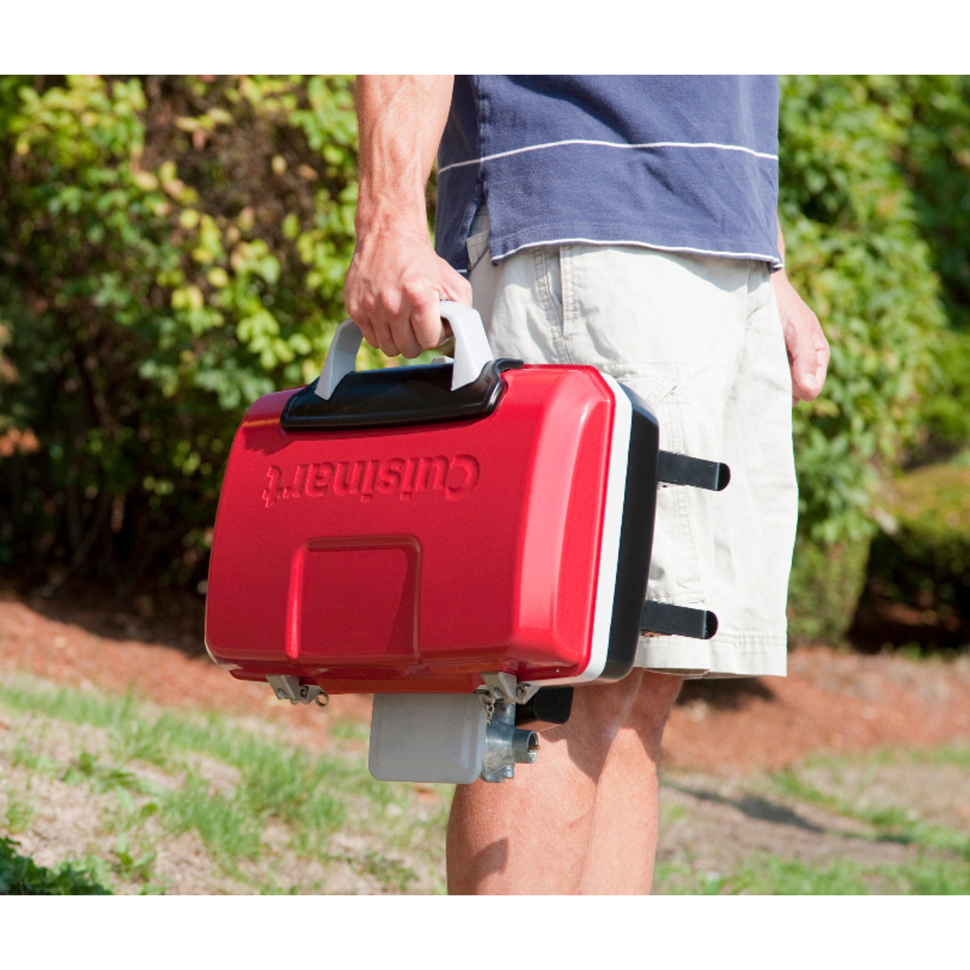 Picture of Cuisinart Outdoors Petite Gourmet Portable Gas Grill - Red