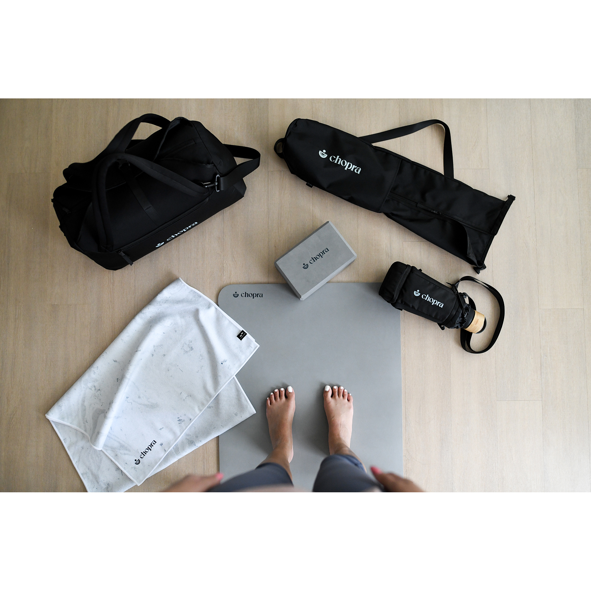 Picture of Restore Recycled rPET Hydration Bottle Sling - Black