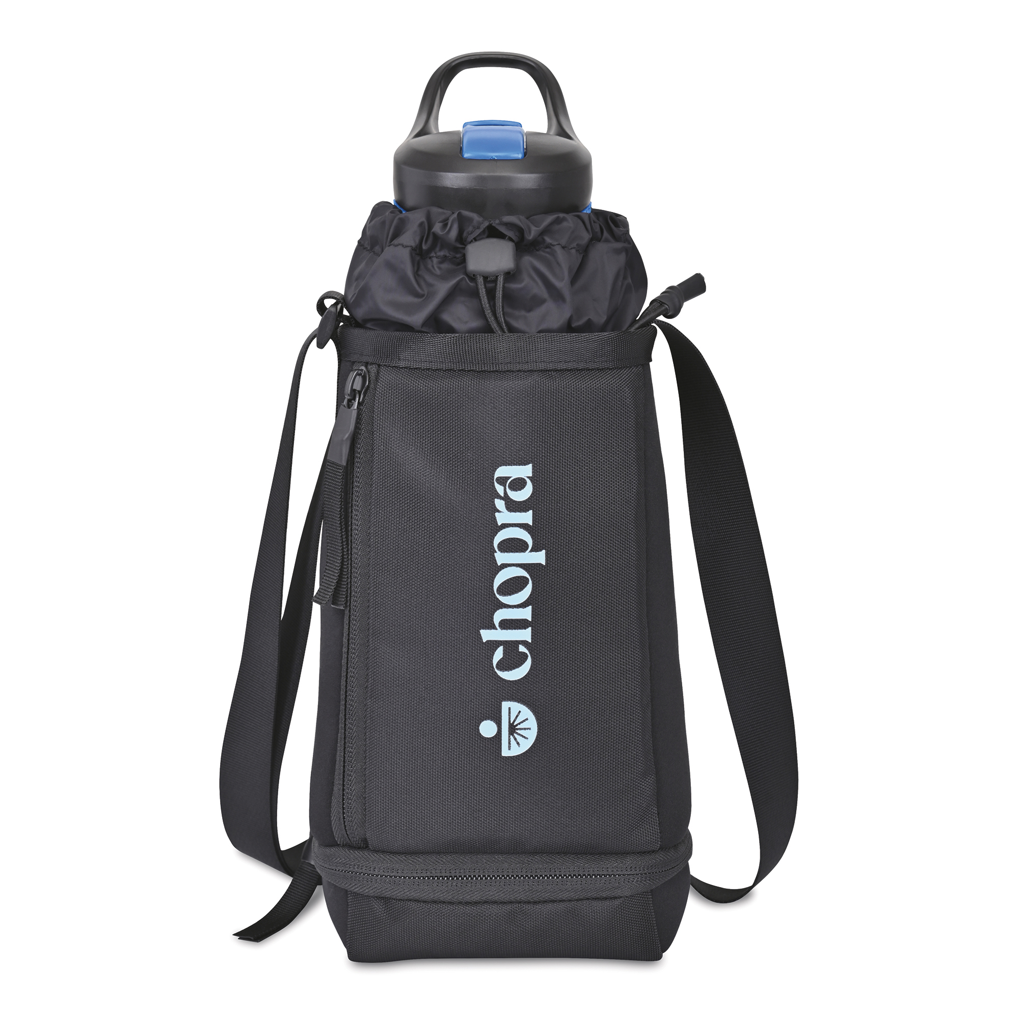 Picture of Restore Recycled rPET Hydration Bottle Sling - Black