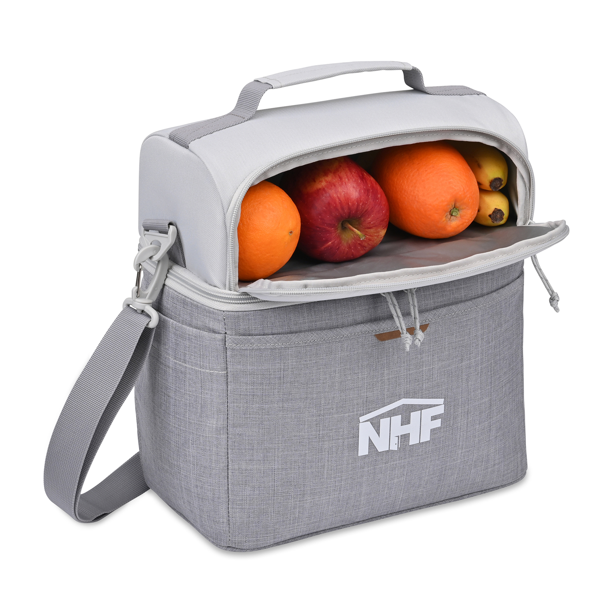 Picture of Parkview Recycled rPET Lunch Box Cooler - Greystone