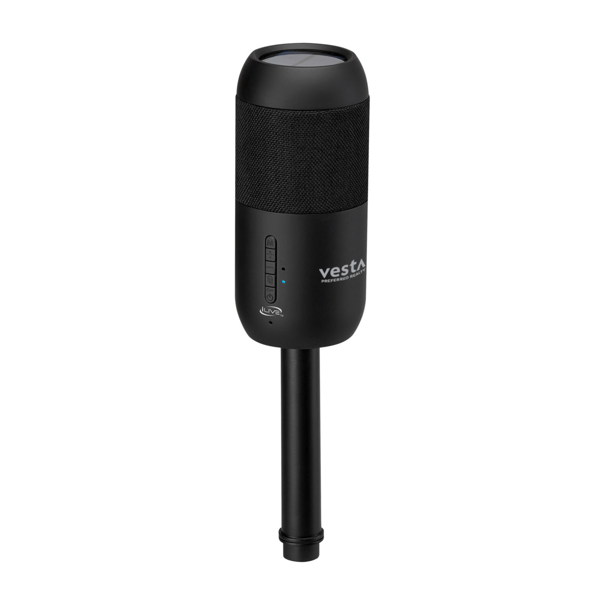 Picture of iLive Indoor and Outdoor Bluetooth Solar Speakers - Black