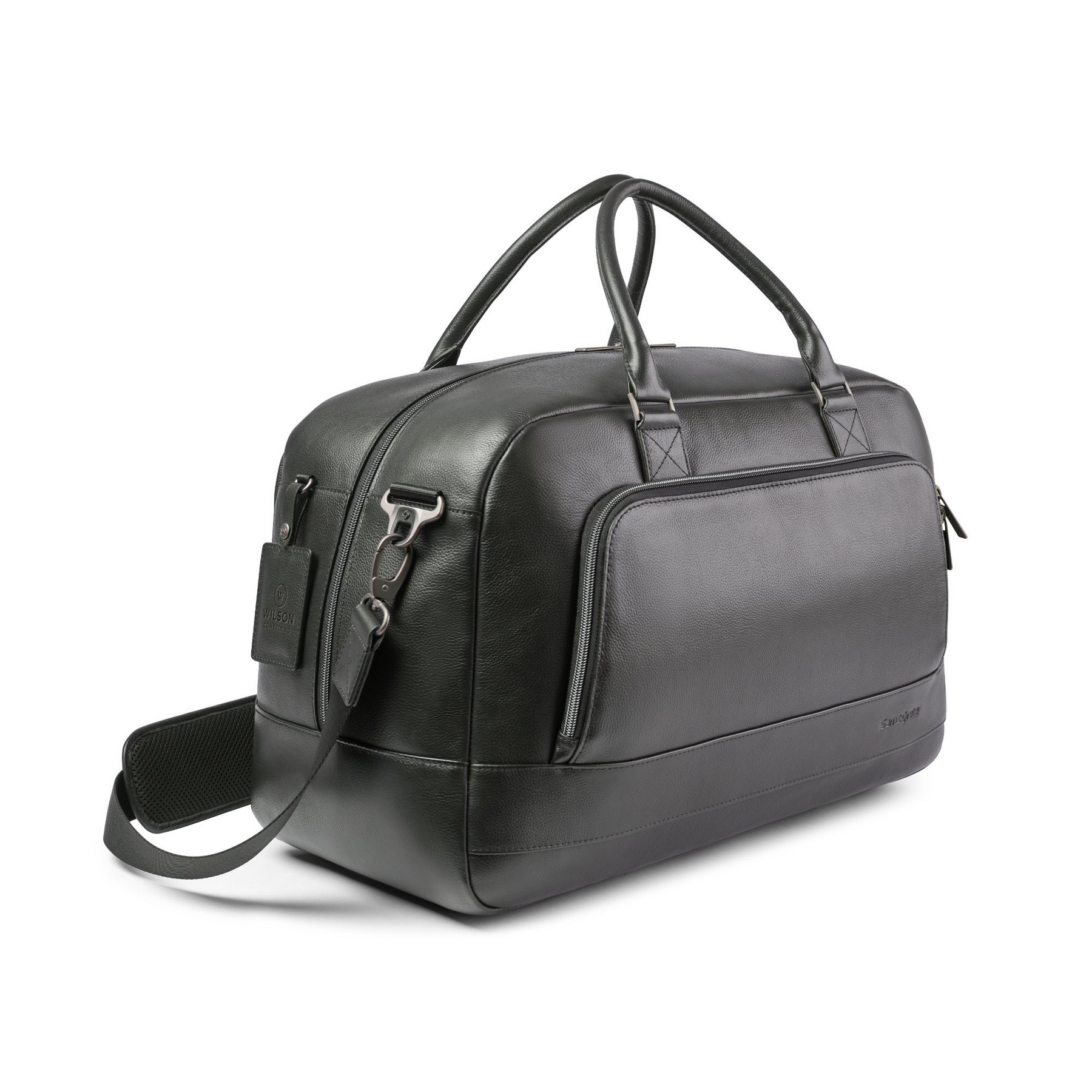 Picture of Samsonite Leather Weekender - Black