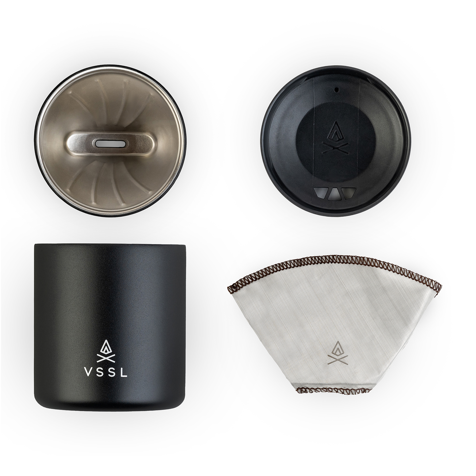 Picture of VSSL Nest Pour Over Set - Black
