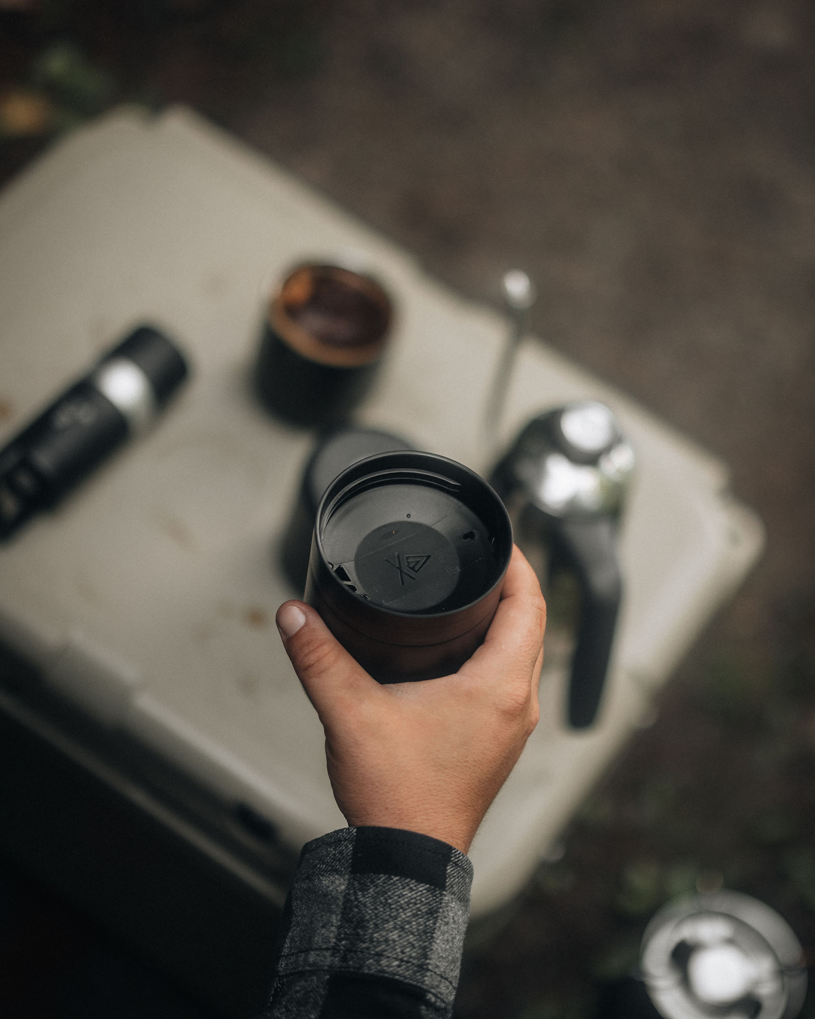 Picture of VSSL Nest Pour Over Set - Black