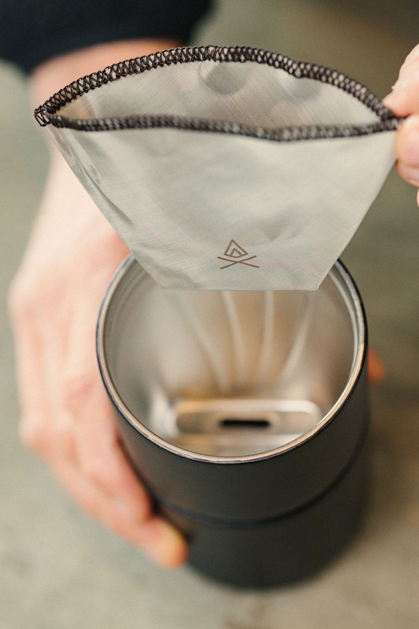 Picture of VSSL Nest Pour Over Set - Black