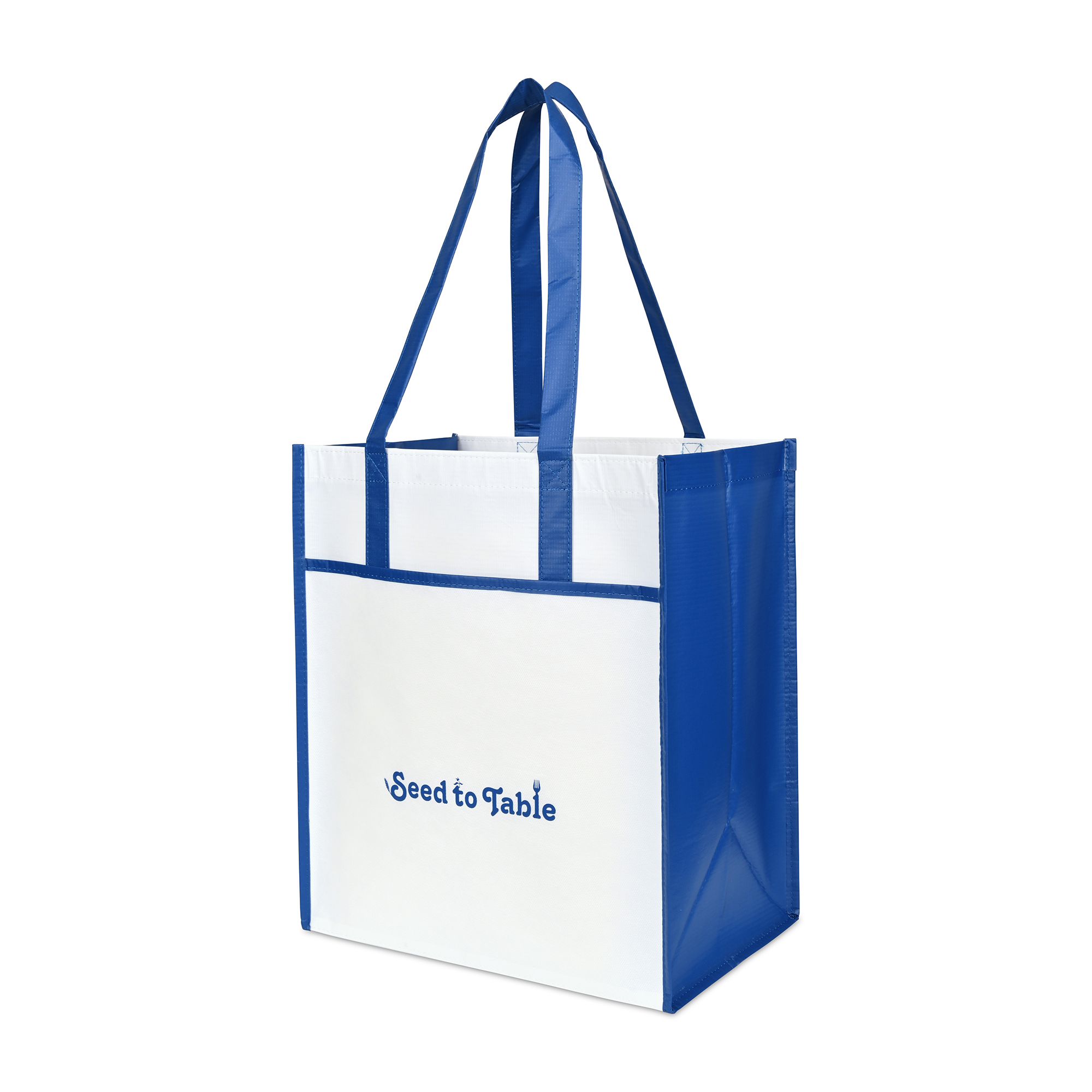 Picture of Harlow Laminated Recycled Non-Woven Shopper - Royal Blue