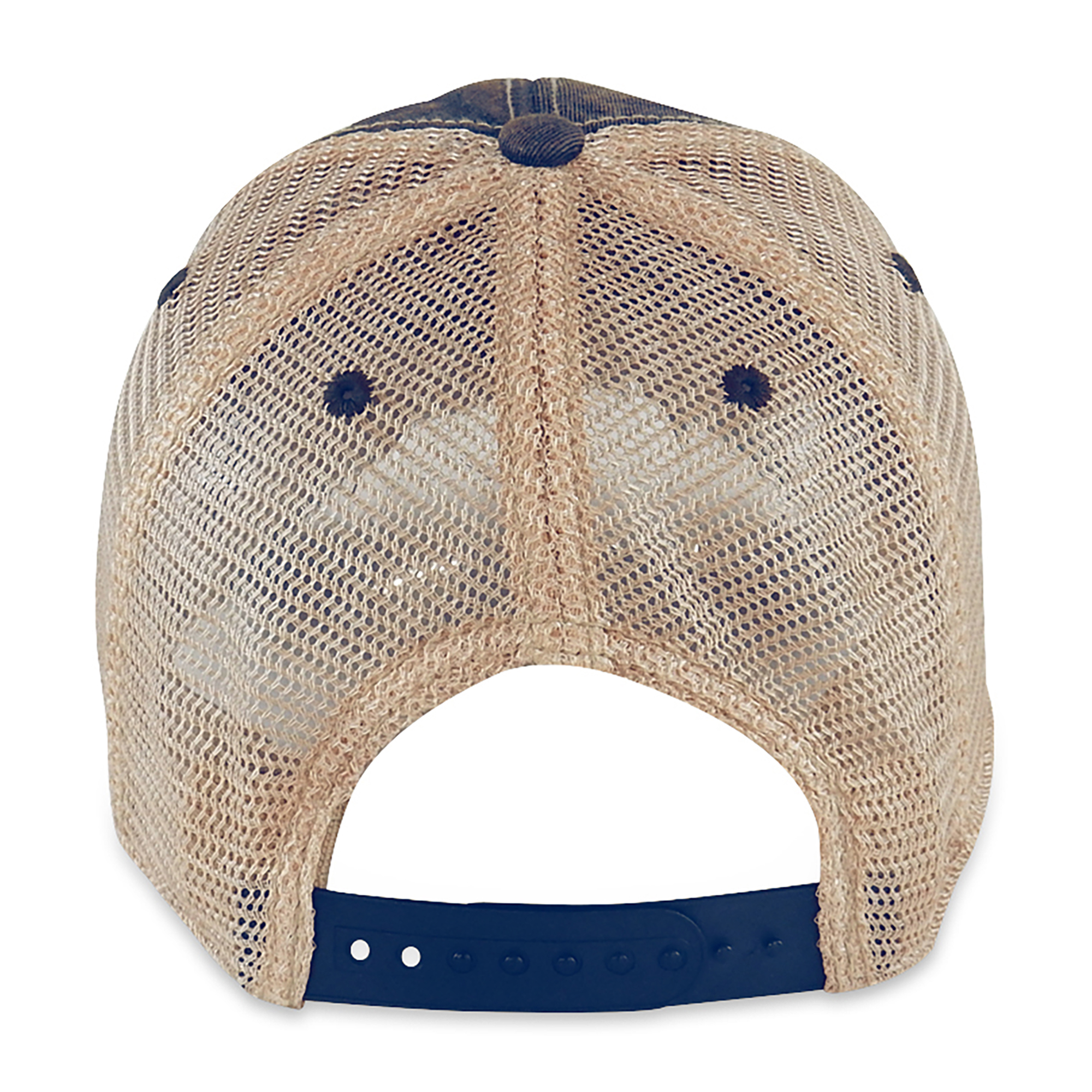 Picture of Merrimack Hat Co. Austin Vintage Trucker - Navy-Tan