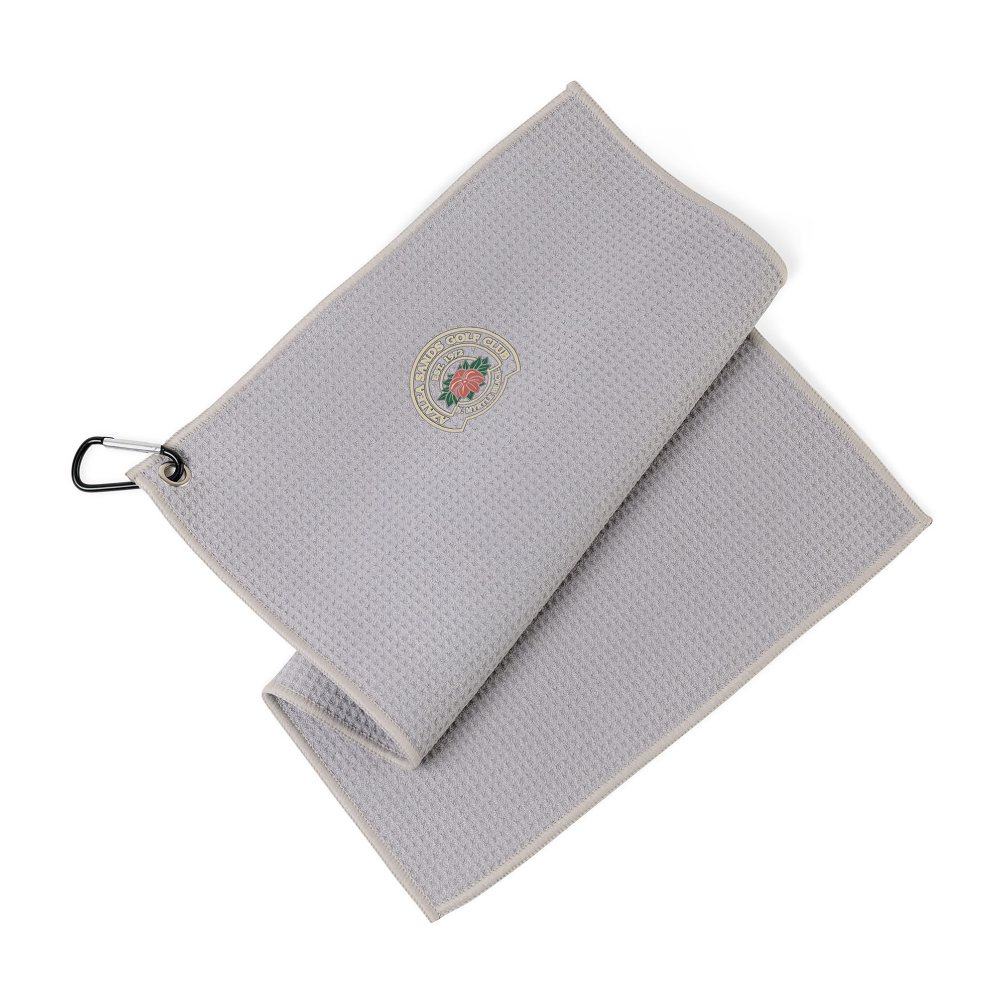 Picture of Golf Links Waffle Weave Towel - Light Gray