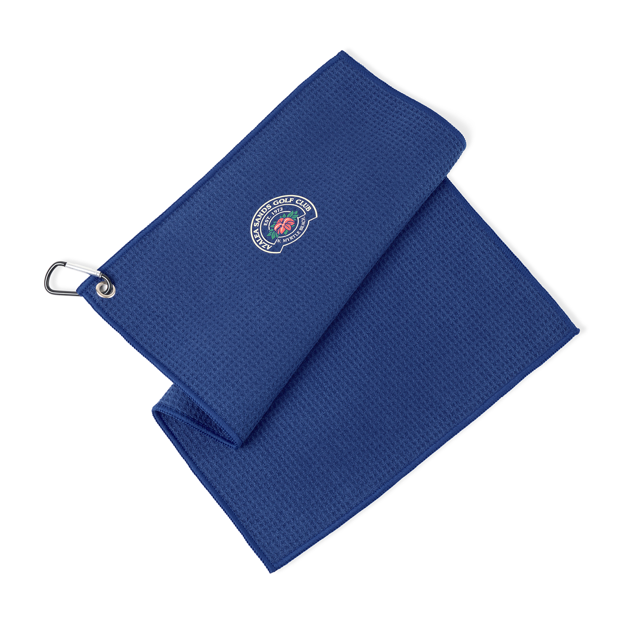 Picture of Golf Links Waffle Weave Towel - Royal Blue