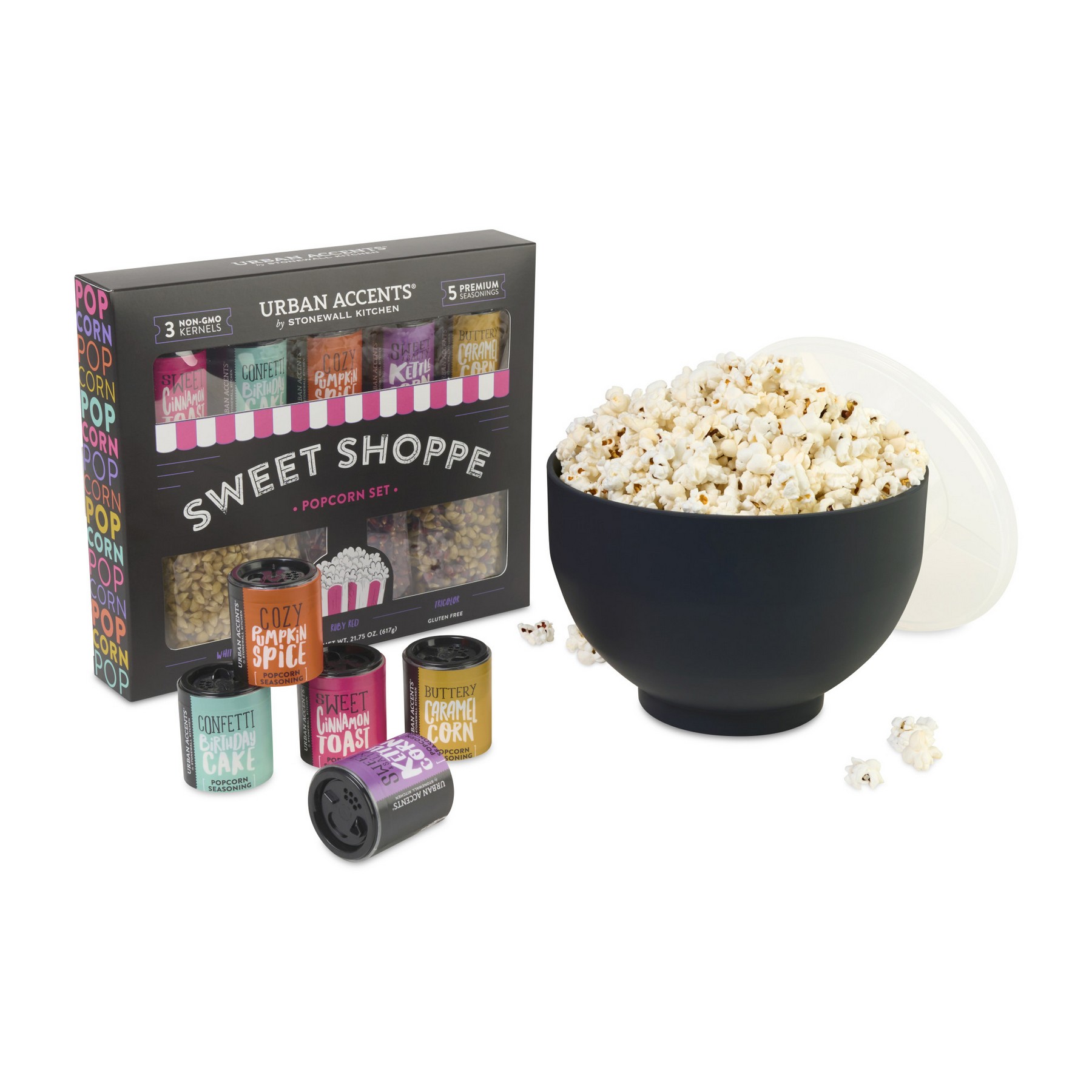 Picture of Sweet Celebration Popcorn Party Gift Box - Black