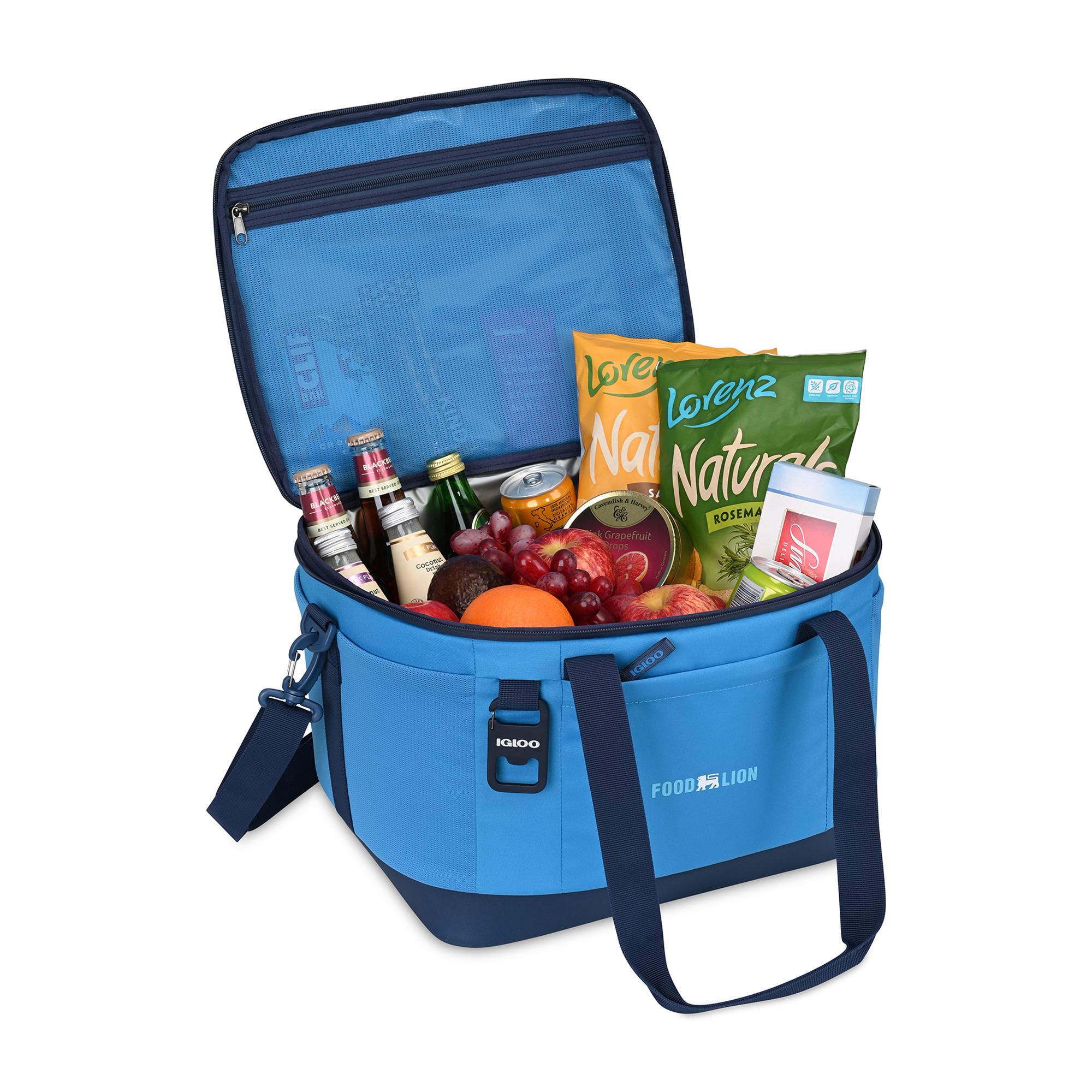 Picture of Igloo Day Chiller Recycled Poly XL Box 38 Can Soft Cooler - Brilliant Blue