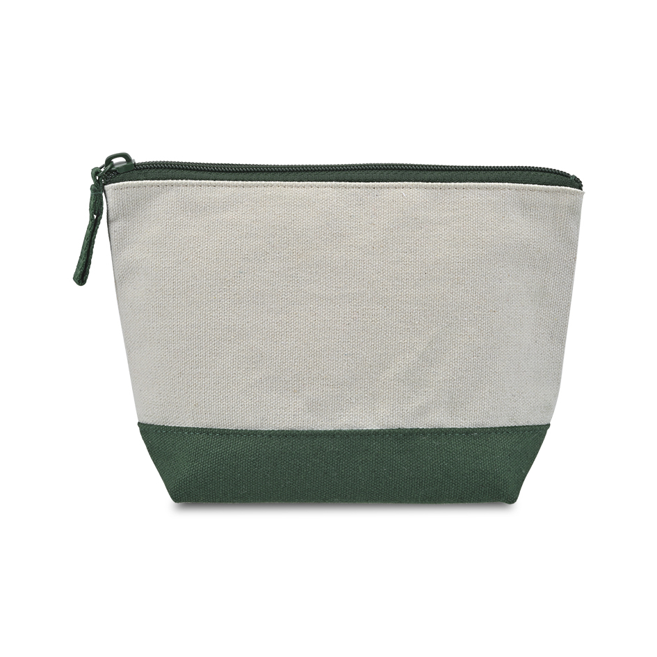 Picture of Canvas Zippered Pouch - Green