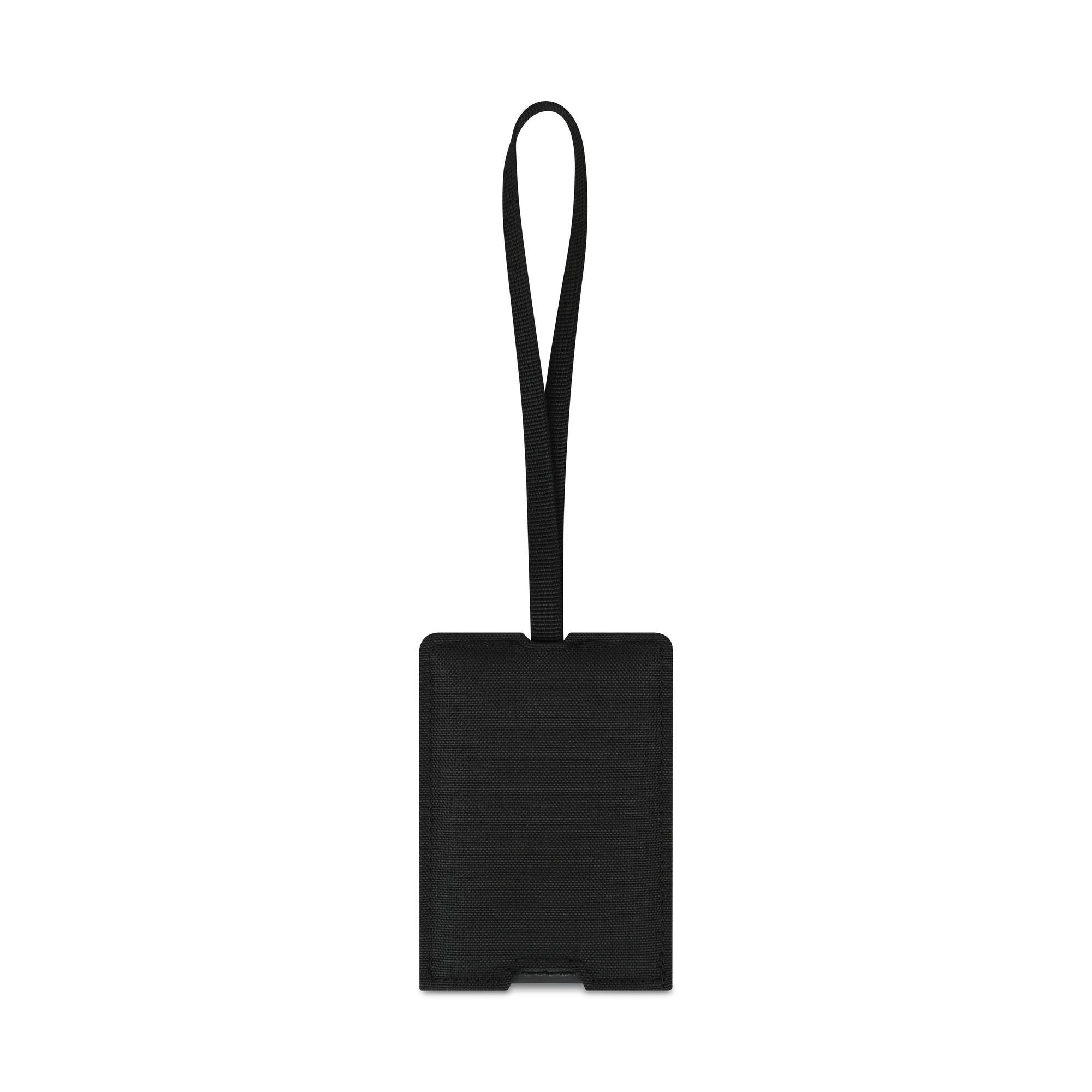 Picture of Venture Out Recycled rPET Luggage Tag - Black