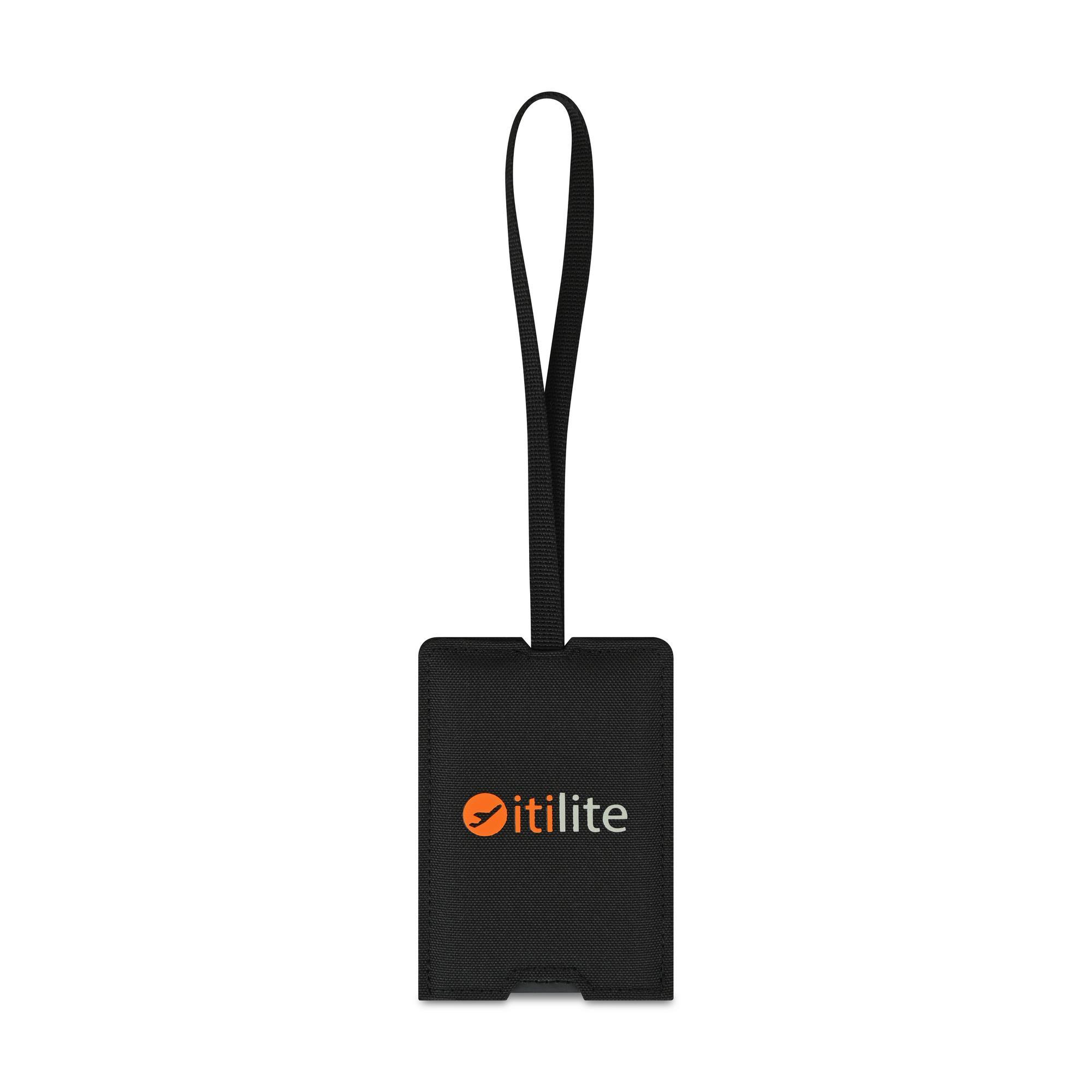 Picture of Venture Out Recycled rPET Luggage Tag - Black