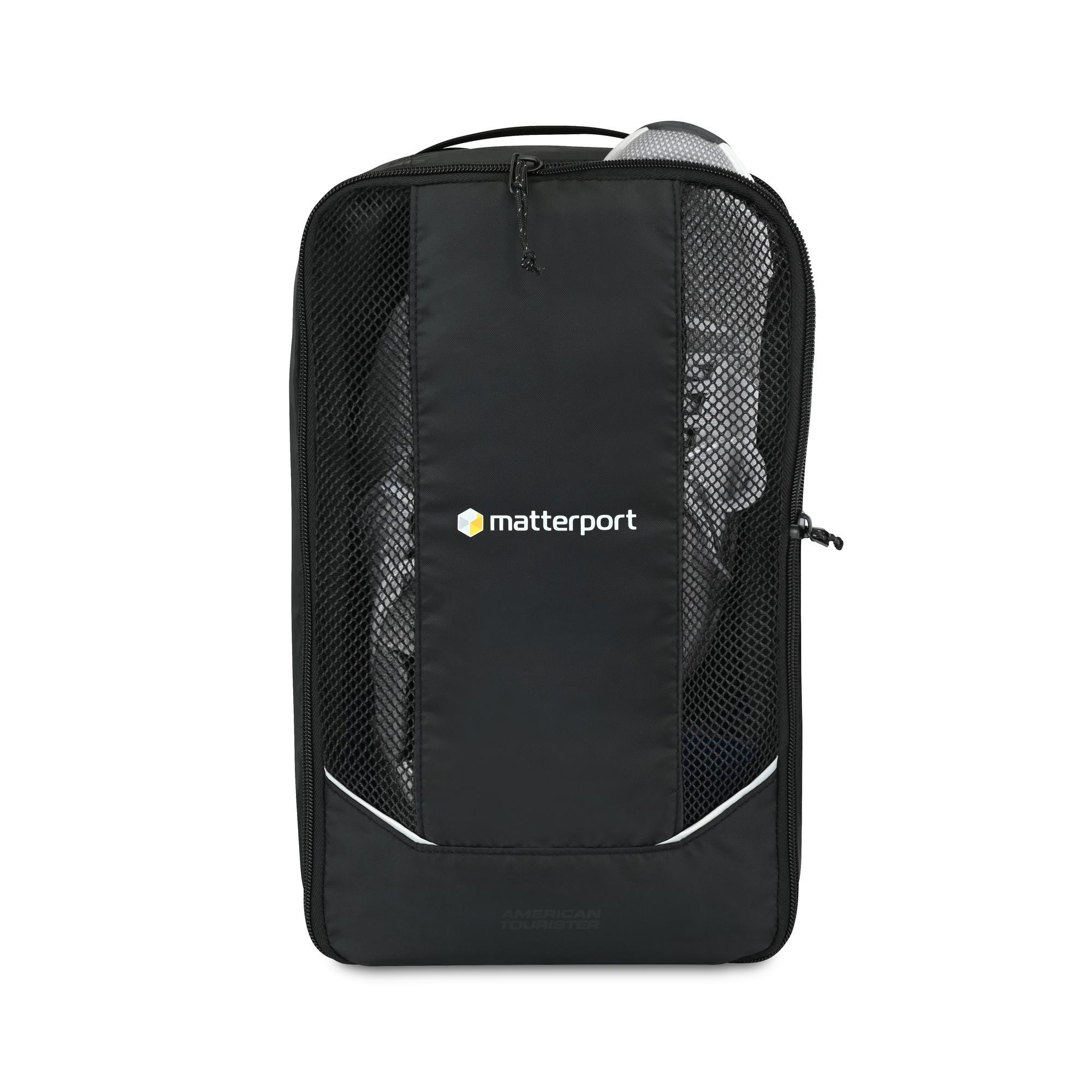 Picture of American Tourister Zoom Turbo Recycled rPET Shoe Bag - Black