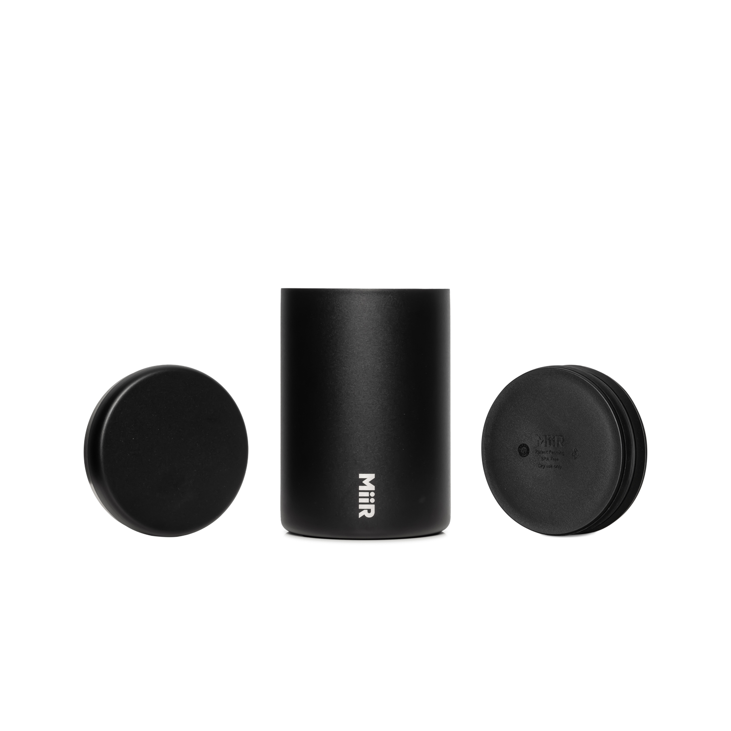 Picture of MiiR Air Lock Coffee Canister - Black Powder