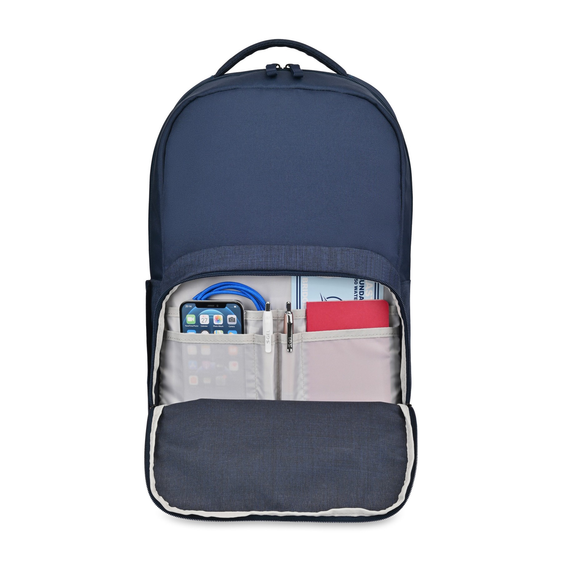 Picture of Fletcher Recycled rPET Laptop Backpack - Navy Heather