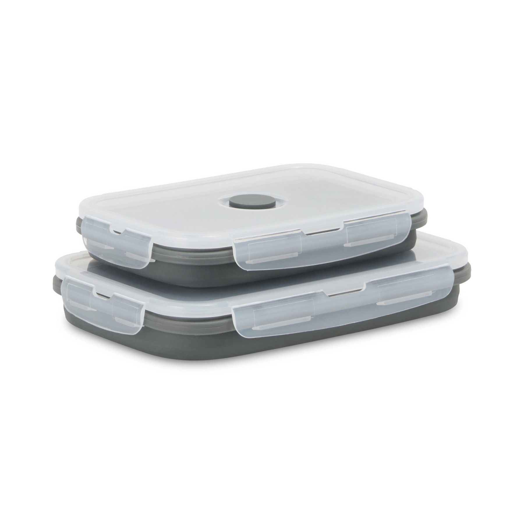 Picture of Collapsible Bento Food Storage Set - Charcoal