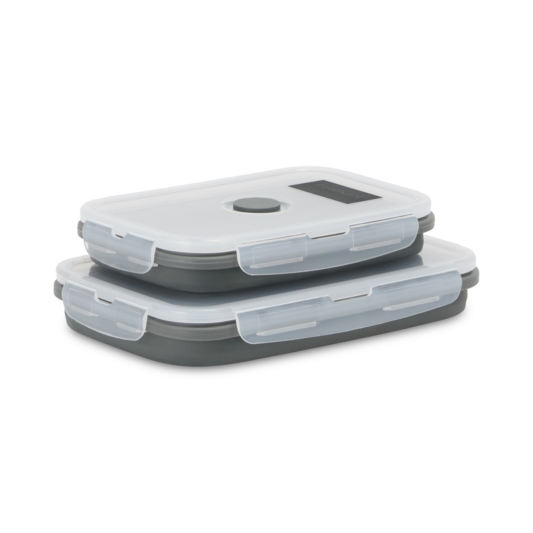 Picture of Collapsible Bento Food Storage Set - Charcoal