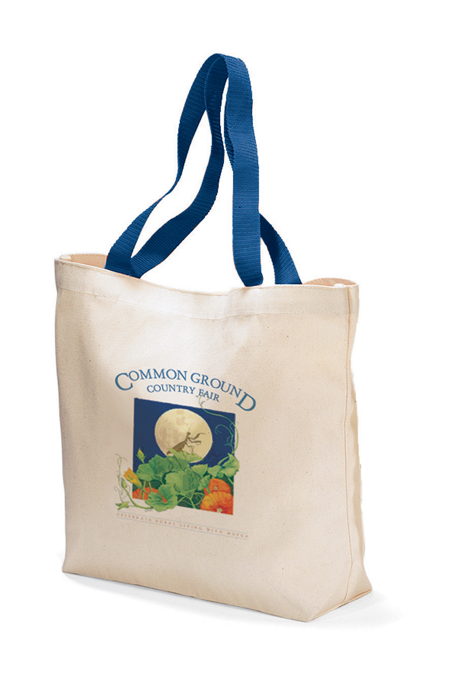 Picture of Colored Handle Tote - Royal Blue