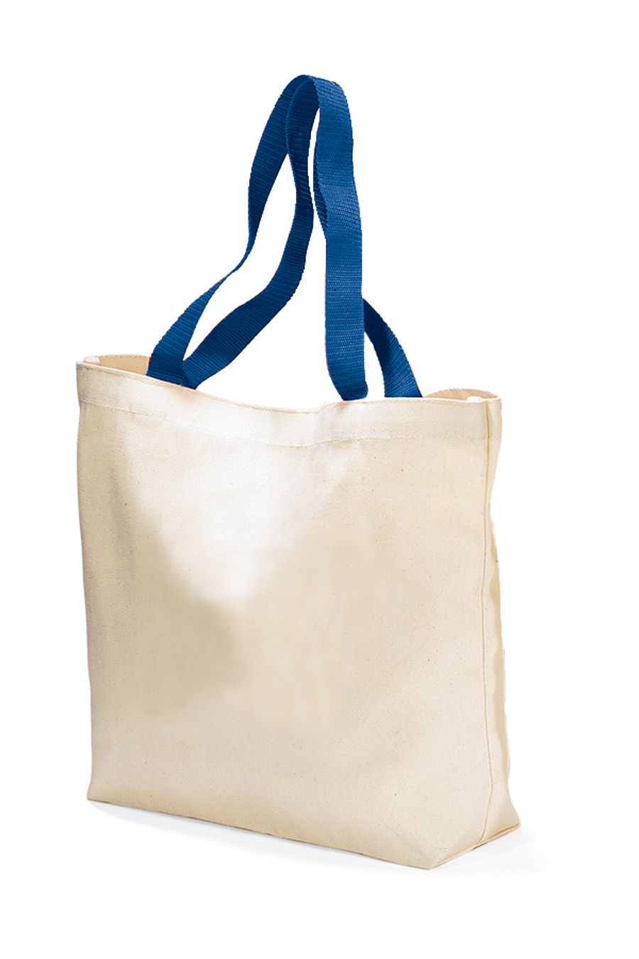 Picture of Colored Handle Tote - Royal Blue