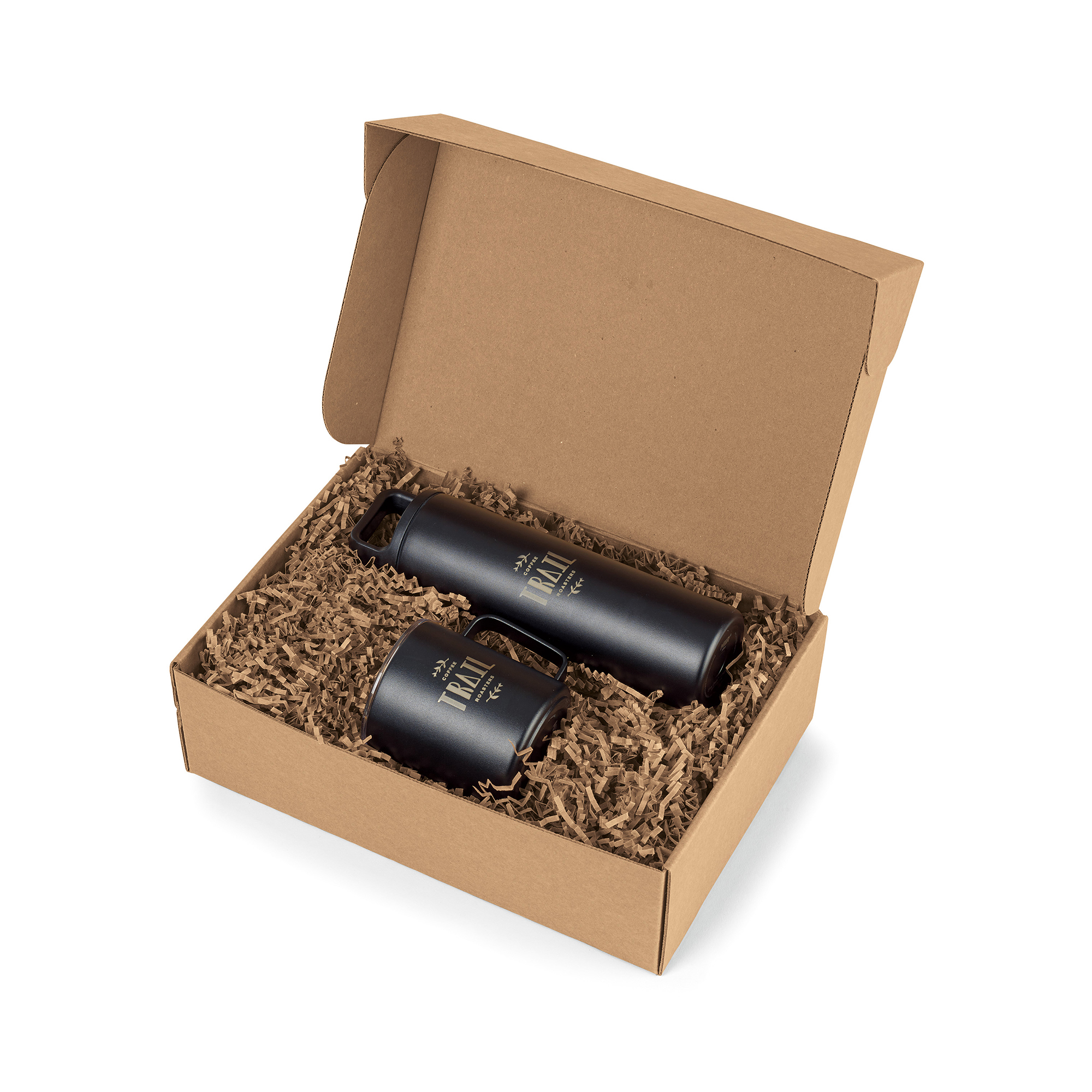 Picture of MiiR Wide Mouth Bottle & Camp Cup Gift Set - Black Powder