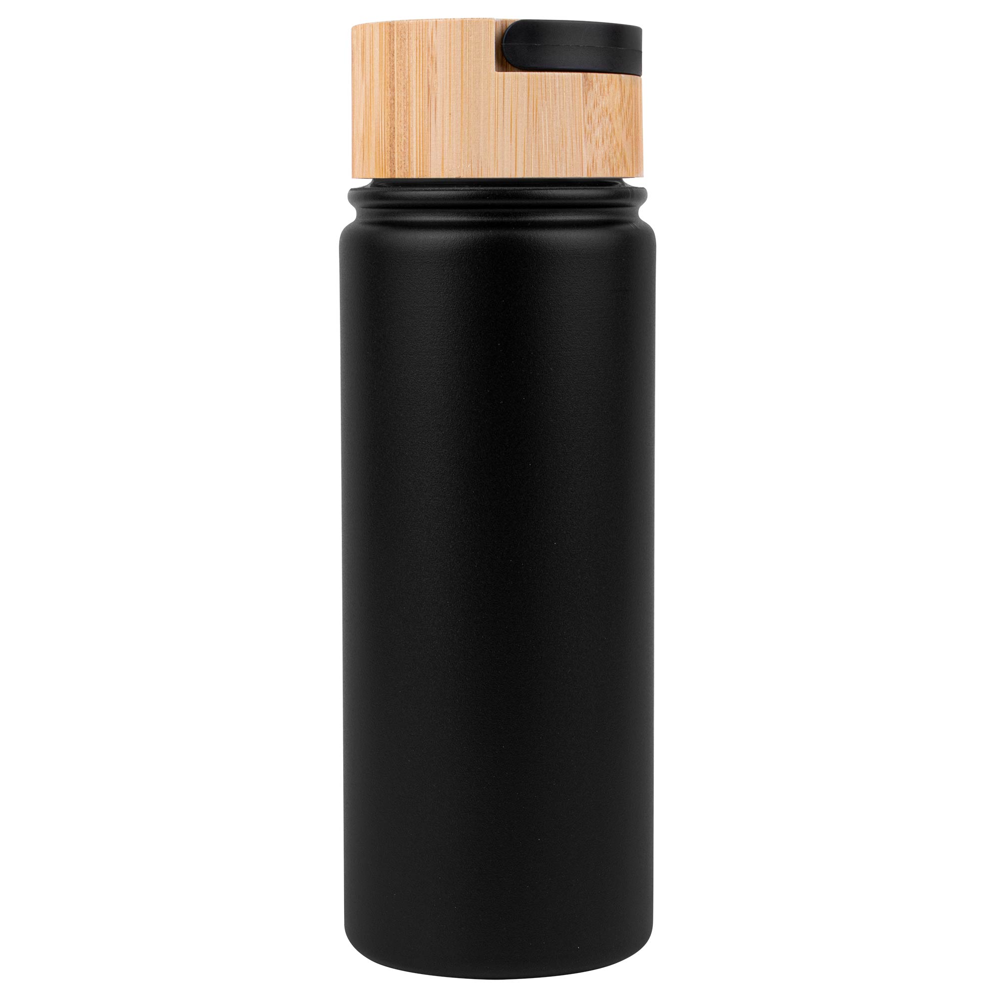 Picture of 20 Oz. Vacuum-Sealed Stainless Water Bottle w/Bamboo Lid
